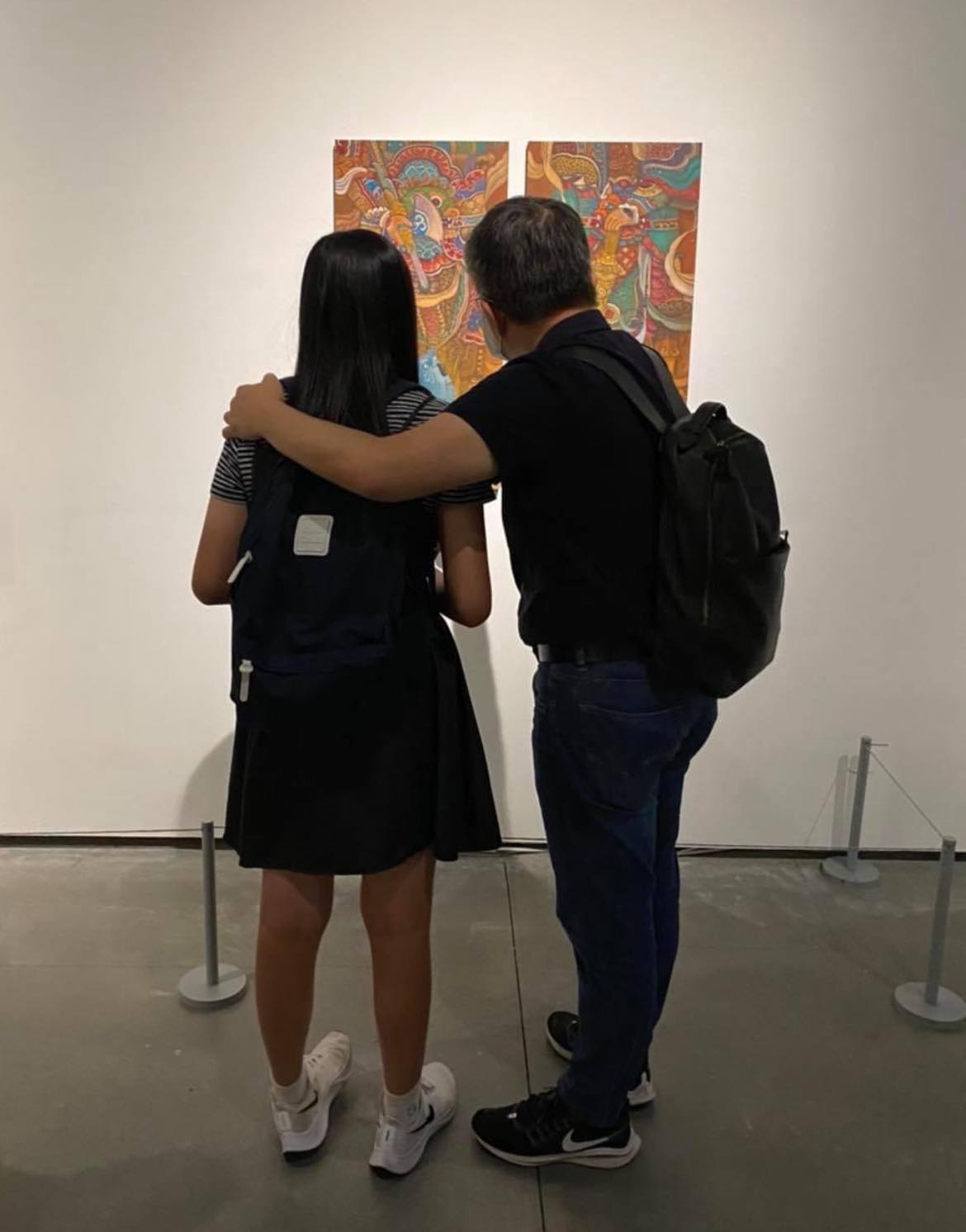 蔡其昌確診表示對寶貝女兒很抱歉,「害妳不能參加明天的畢業典禮了」。(翻攝自蔡其昌臉書)