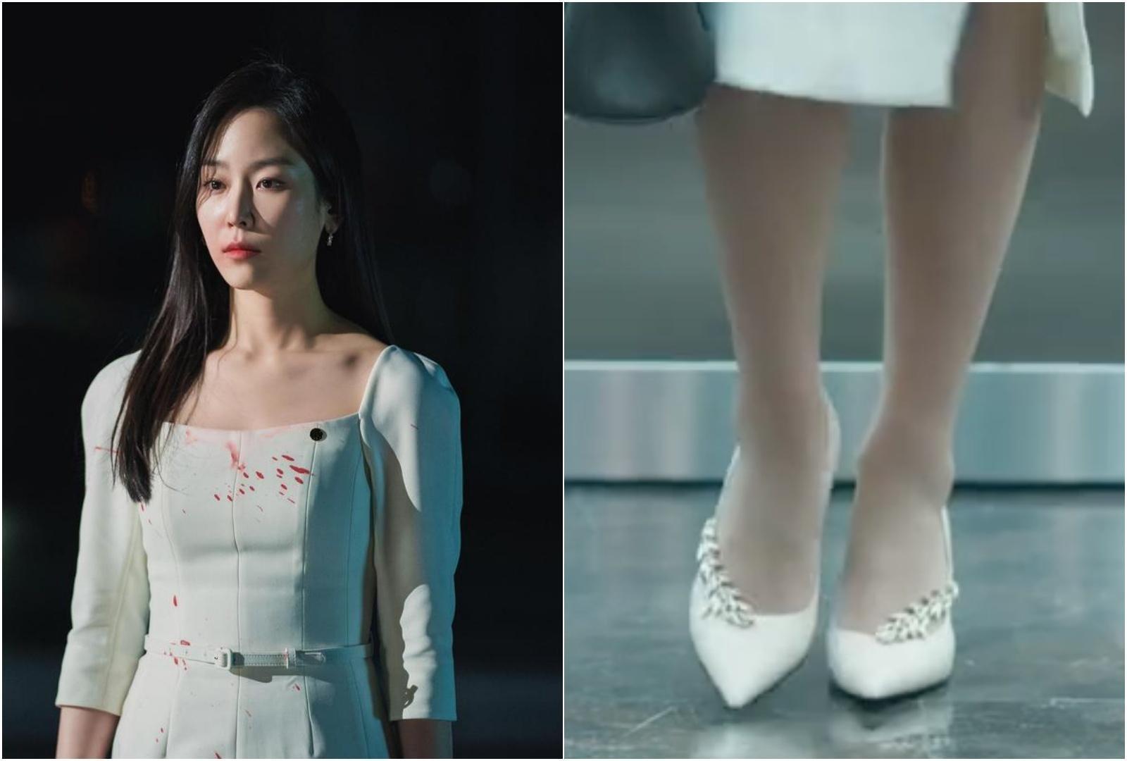 徐玄振在《為何是吳秀才?》中,穿著Manolo Blahnik Nadira高跟鞋。(friDay影音提供)