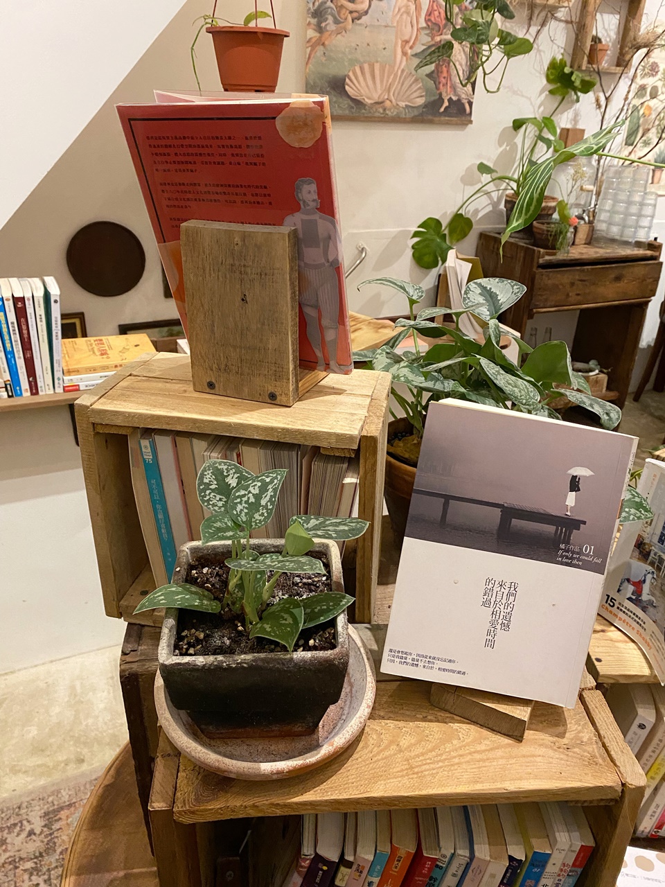 店內共有兩層樓空間，書籍都可以免費翻閱。
