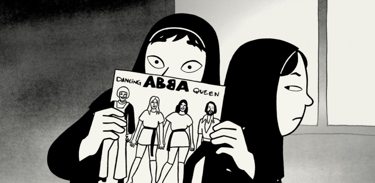 伊朗裔法籍漫畫家瑪嘉·莎塔碧以個人經歷繪製的《茉莉人生：我在伊朗長大》，是極具代表性的紀實漫畫，後改編為動畫紀錄片。（翻攝自歐洲電影獎官網）