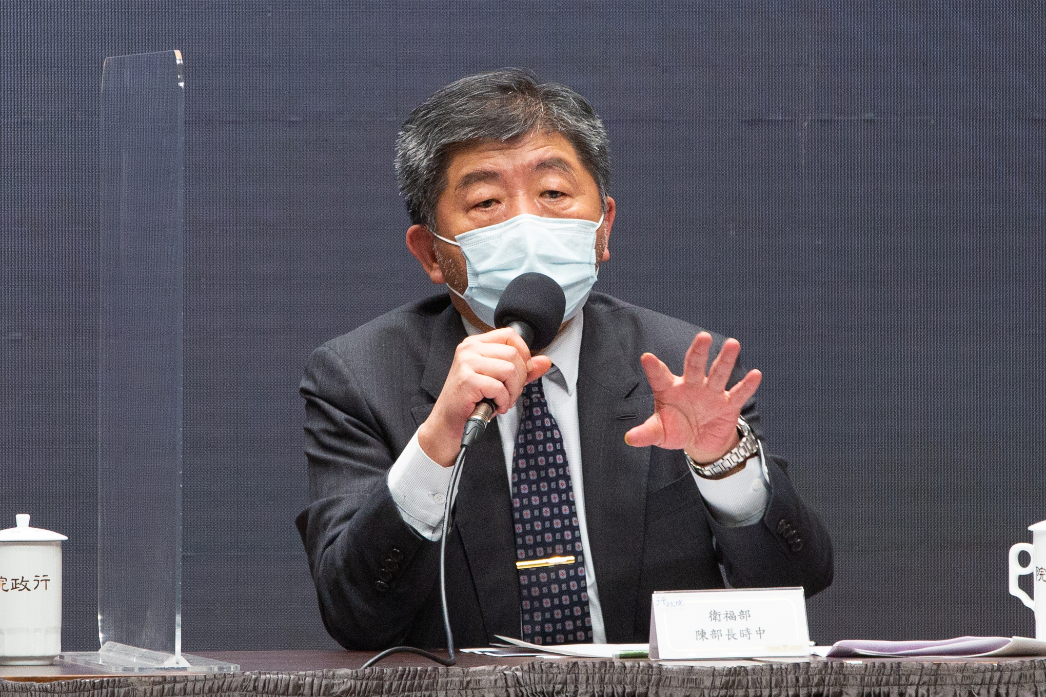 指揮官陳時中快篩陽性確診，目前在家療養。（本刊資料照）