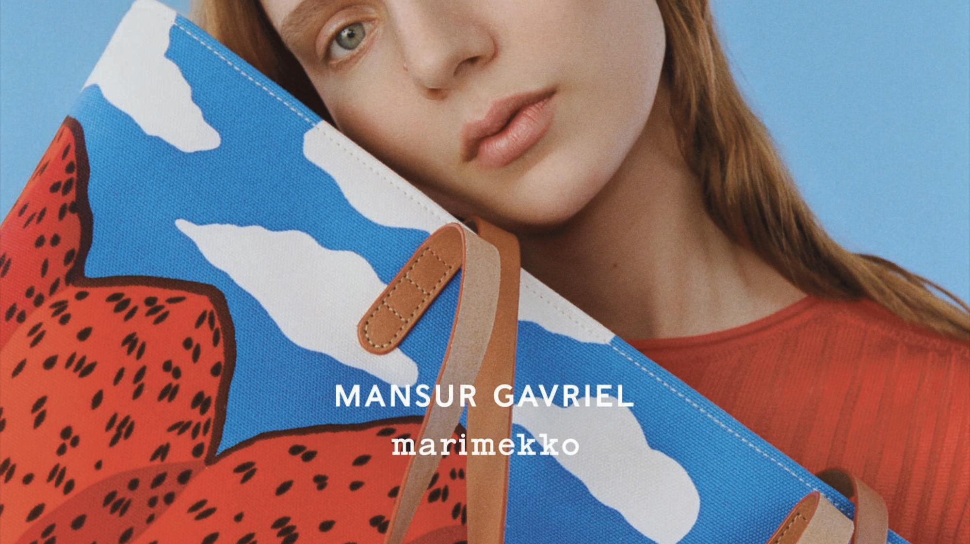 Marimekko與Mansur Gavriel合作推出五款超可愛包款。(Marimekko提供)