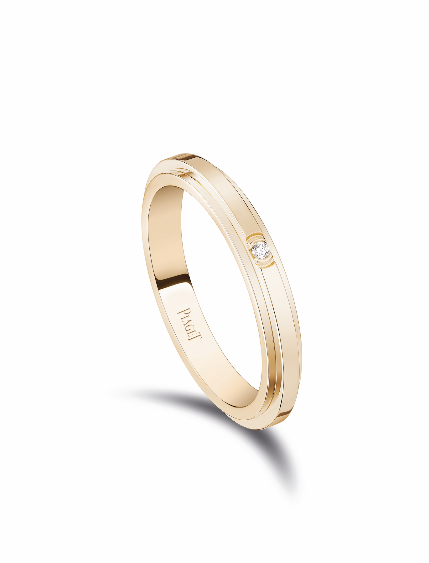 Possession系列18K玫瑰金單鑽戒指 NT$45,000 PIAGET。（PIAGET提供）