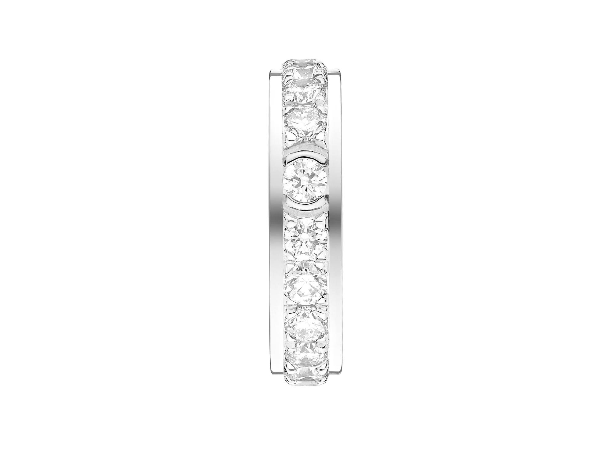 Possession系列18K白金鑽石單圈耳環 NT$58,000  PIAGET。（PIAGET提供）