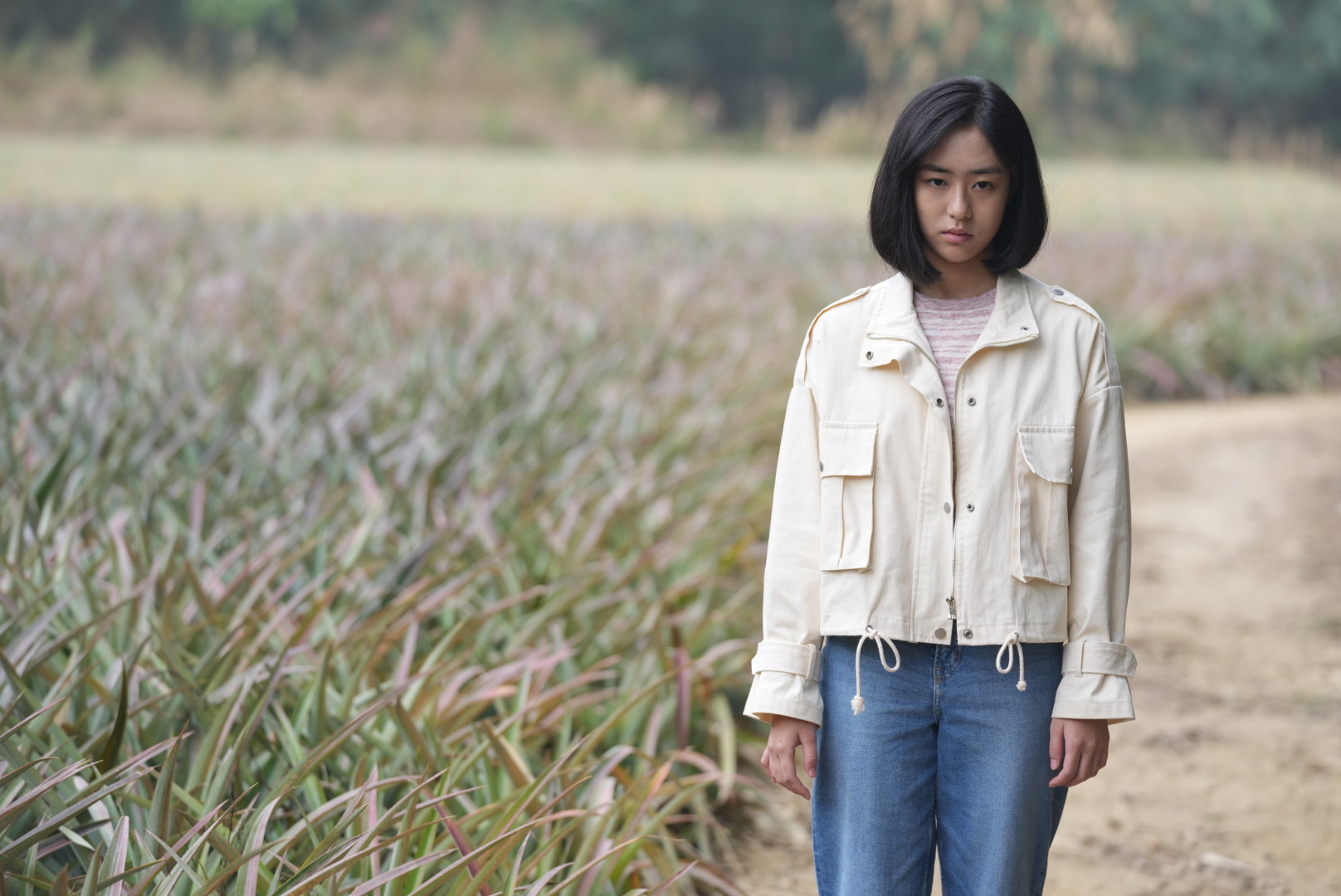 15歲新人麥語彤飾演楊謹華的女兒，是她初登大銀幕之作。（馬棋朵數位影像）