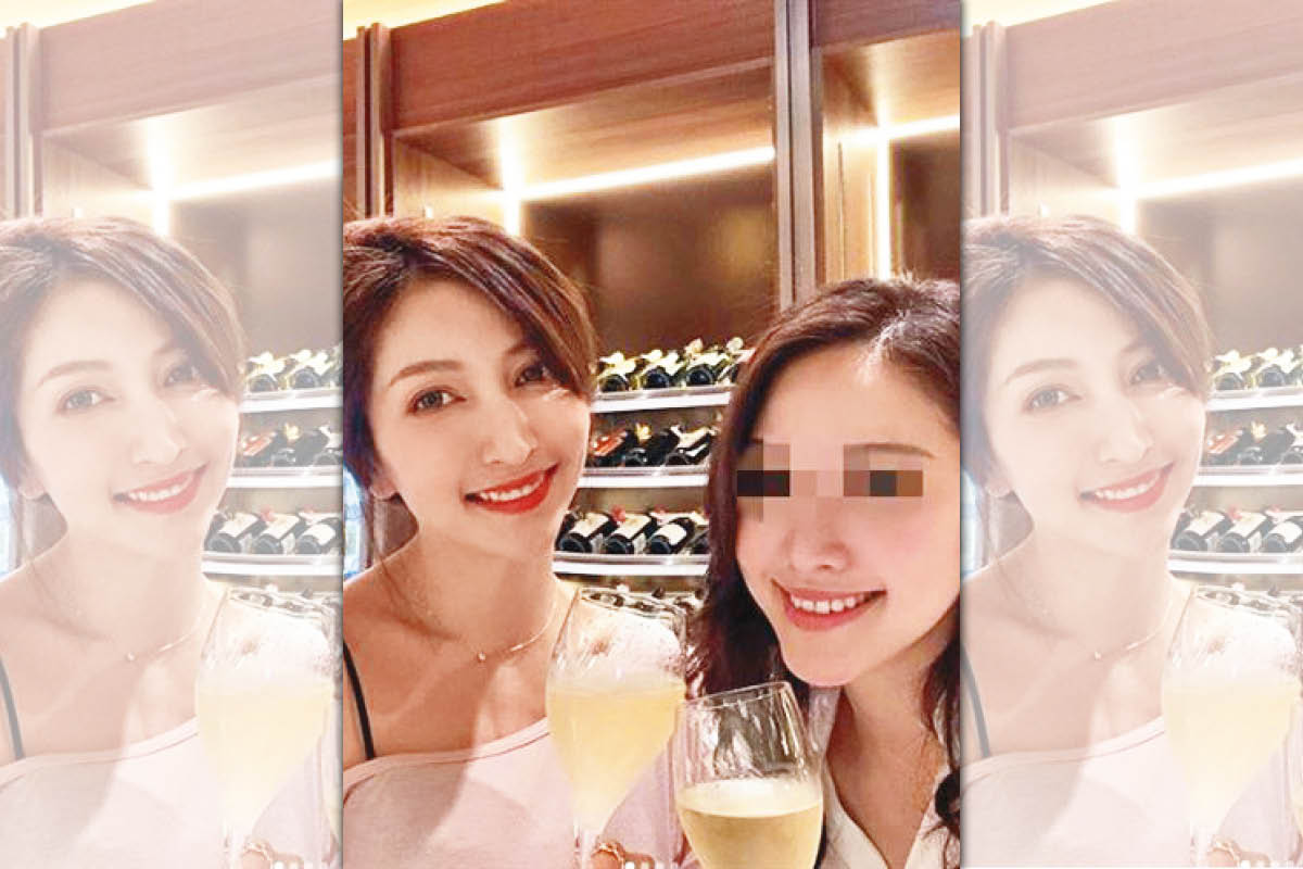 Grace在老公鬧外遇時，和姊妹共度生日。（翻攝自Grace臉書）