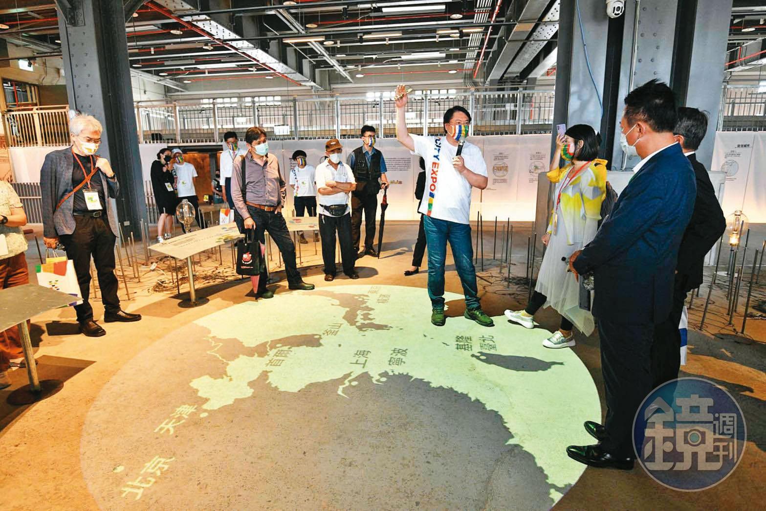 基隆城市博覽會10日開幕，被形容是基隆市長林右昌的畢展。