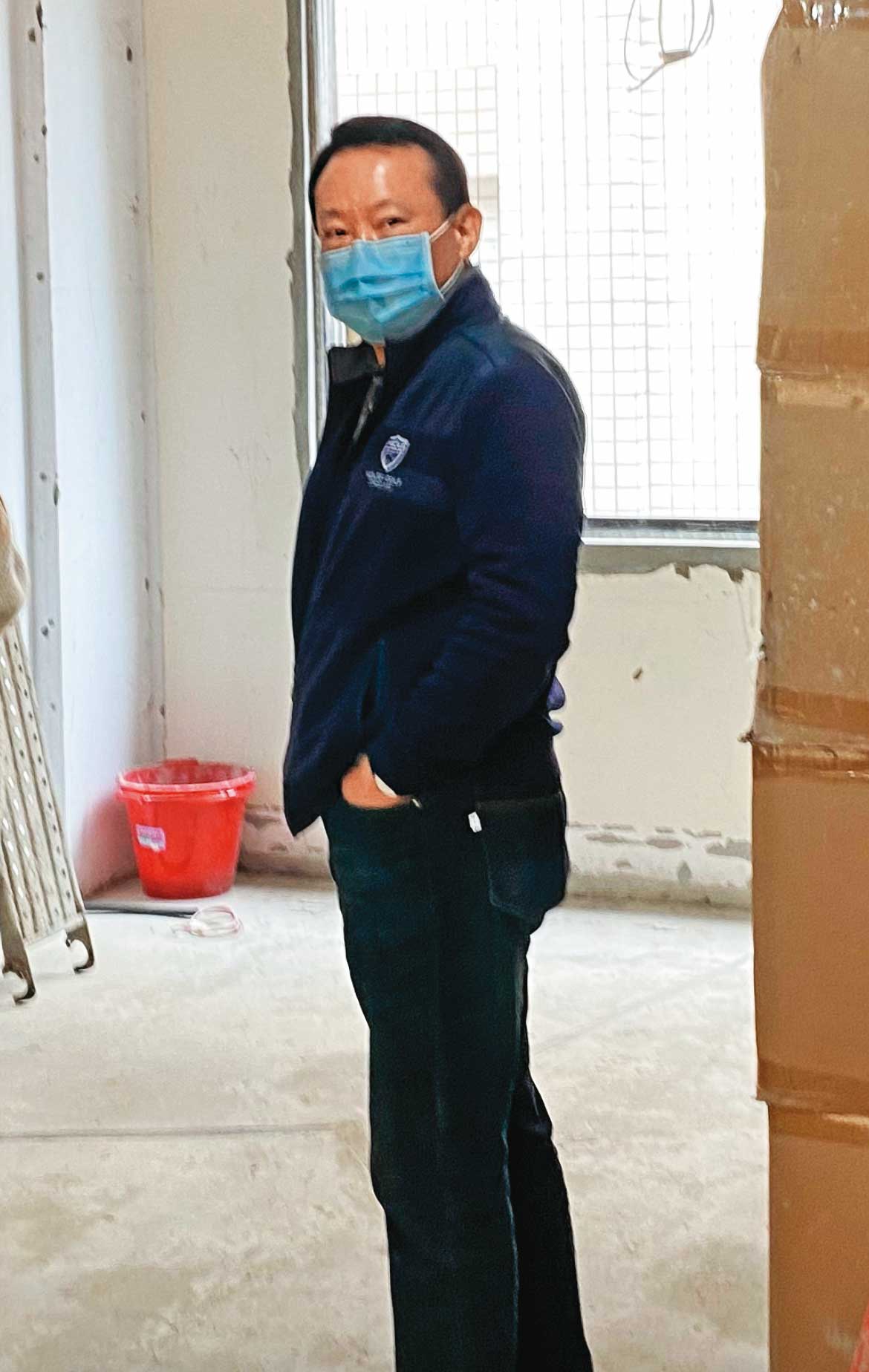 妻子承攬A小姐家的裝潢後,洪威華曾多次到現場督工。(讀者提供)