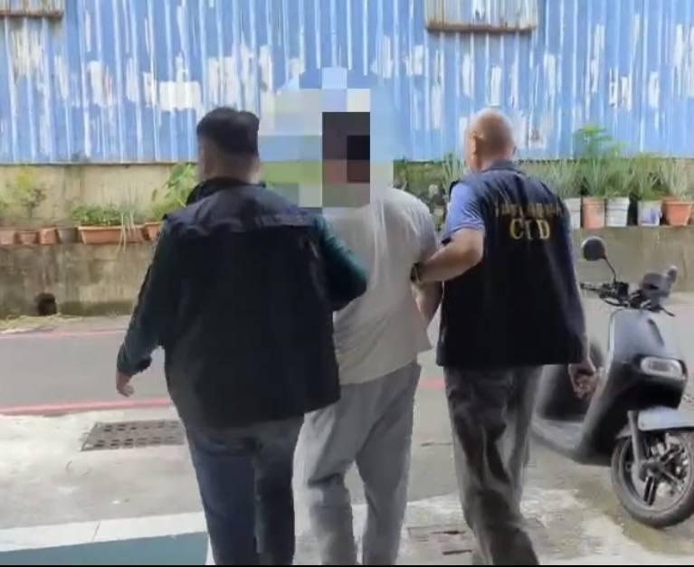 黃姓嫌犯被移送地檢署,檢方聲請羈押獲准。(警方提供)