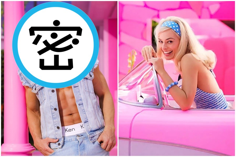 《芭比》真人版電影「肯尼」海報曝光，網友們紛紛讚嘆還原度超高。（翻攝自華納兄弟推特）