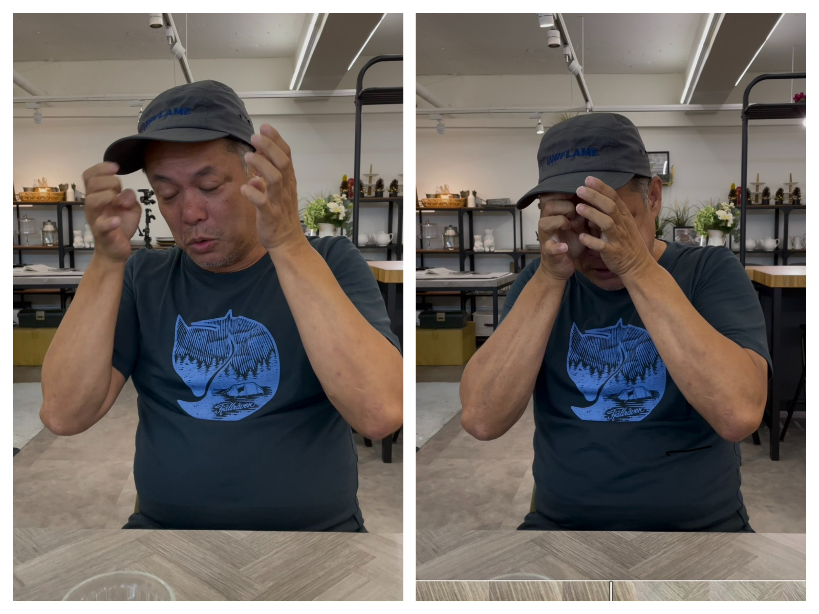 汪建明接受訪問談到失智母忍不住落淚。