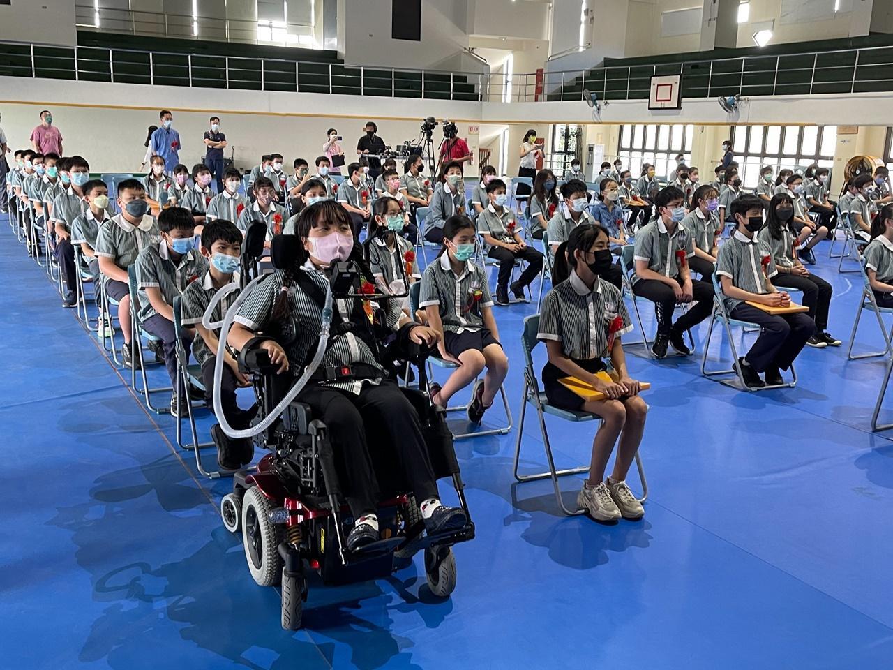 珣珣今天國小畢業。（讀者提供）