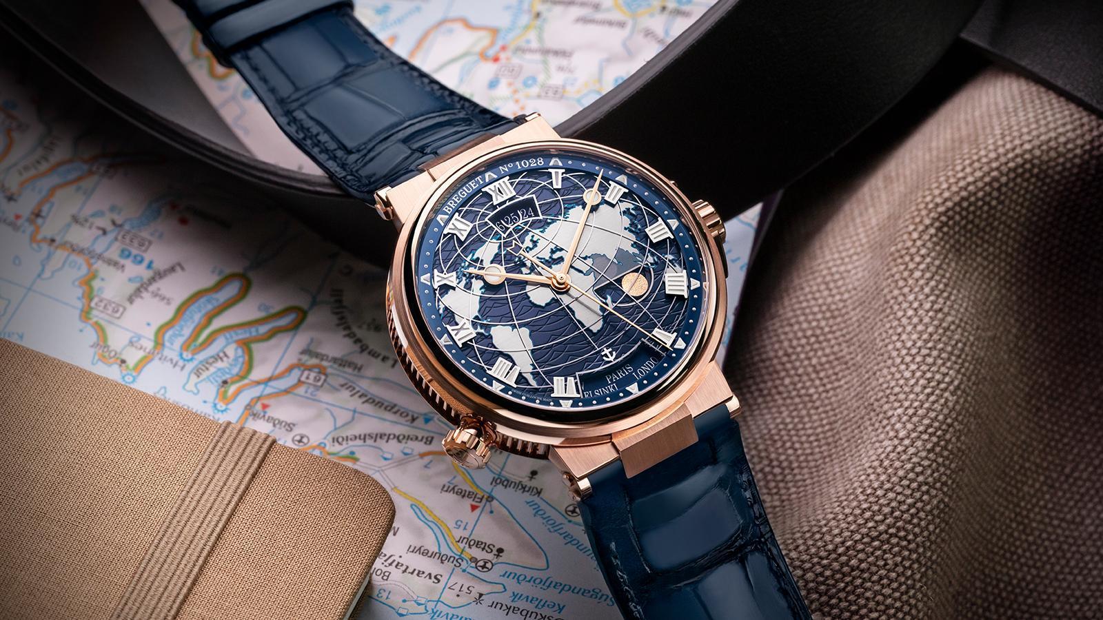 BREGUET Marine Hora Mundi 5557,參考售價:NT$ 2,345,000。