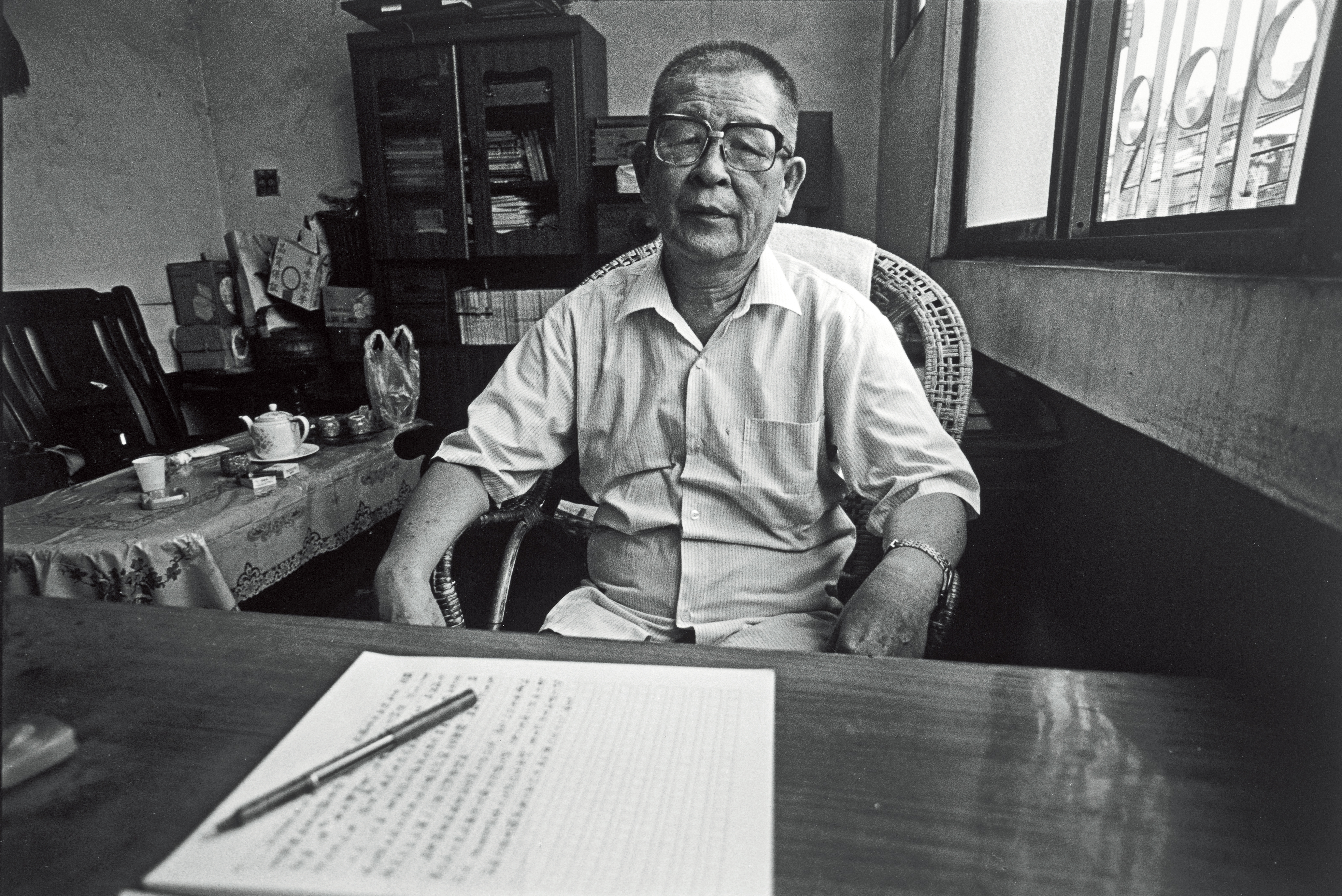 重量級作家葉石濤寫作生涯跨越一甲子，並矢志當台灣文學使徒。（茂樹電影提供，攝影林柏樑）