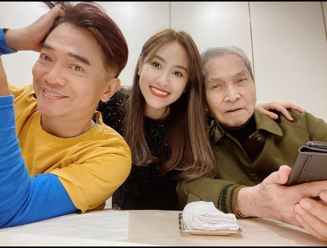 吳宗憲父親（右）病逝，享耆壽90歲。（翻攝自吳宗憲臉書）