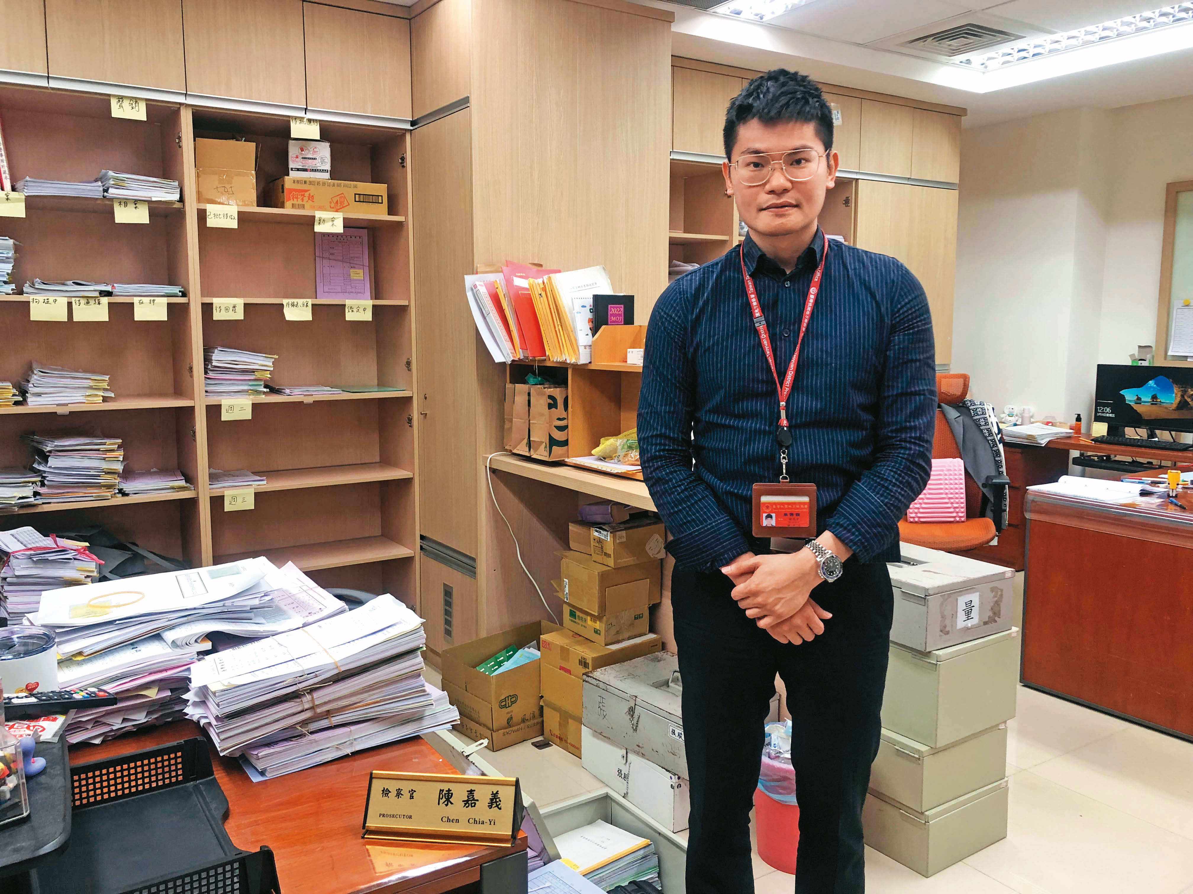 檢察官陳嘉義專門負責偵辦婦幼案件。（聯合知識庫）