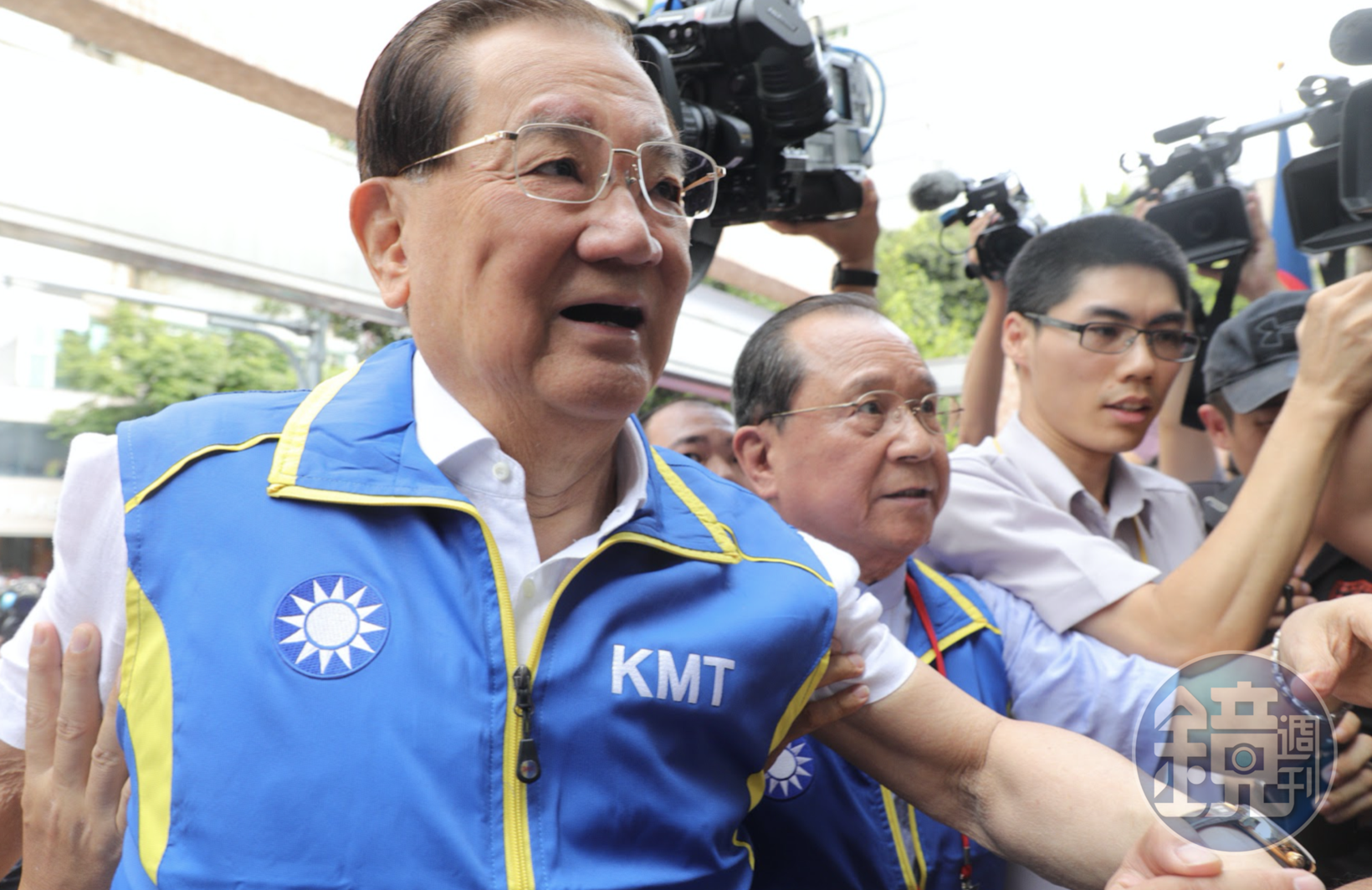 85歲的前副總統連戰,今傳出住進台大醫院加護病房數日。(資料照)