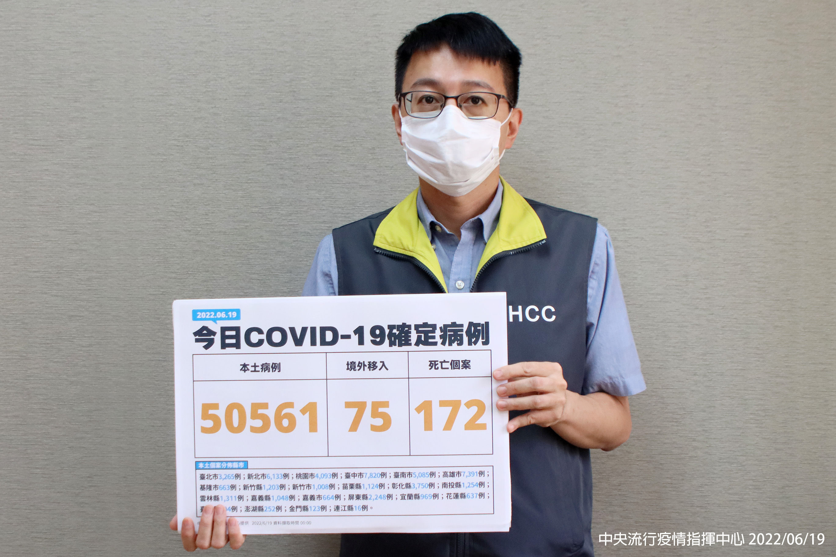 中央流行疫情指揮中心醫療應變組副組長羅一鈞。（指揮中心提供）