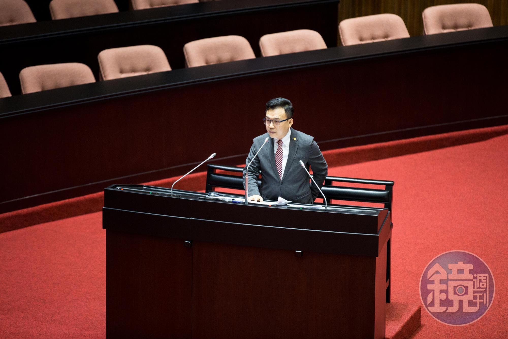 洪孟楷力挺鄭正鈐（圖）勇於承擔，為國民黨奪回新竹市長寶座。（本刊資料照）