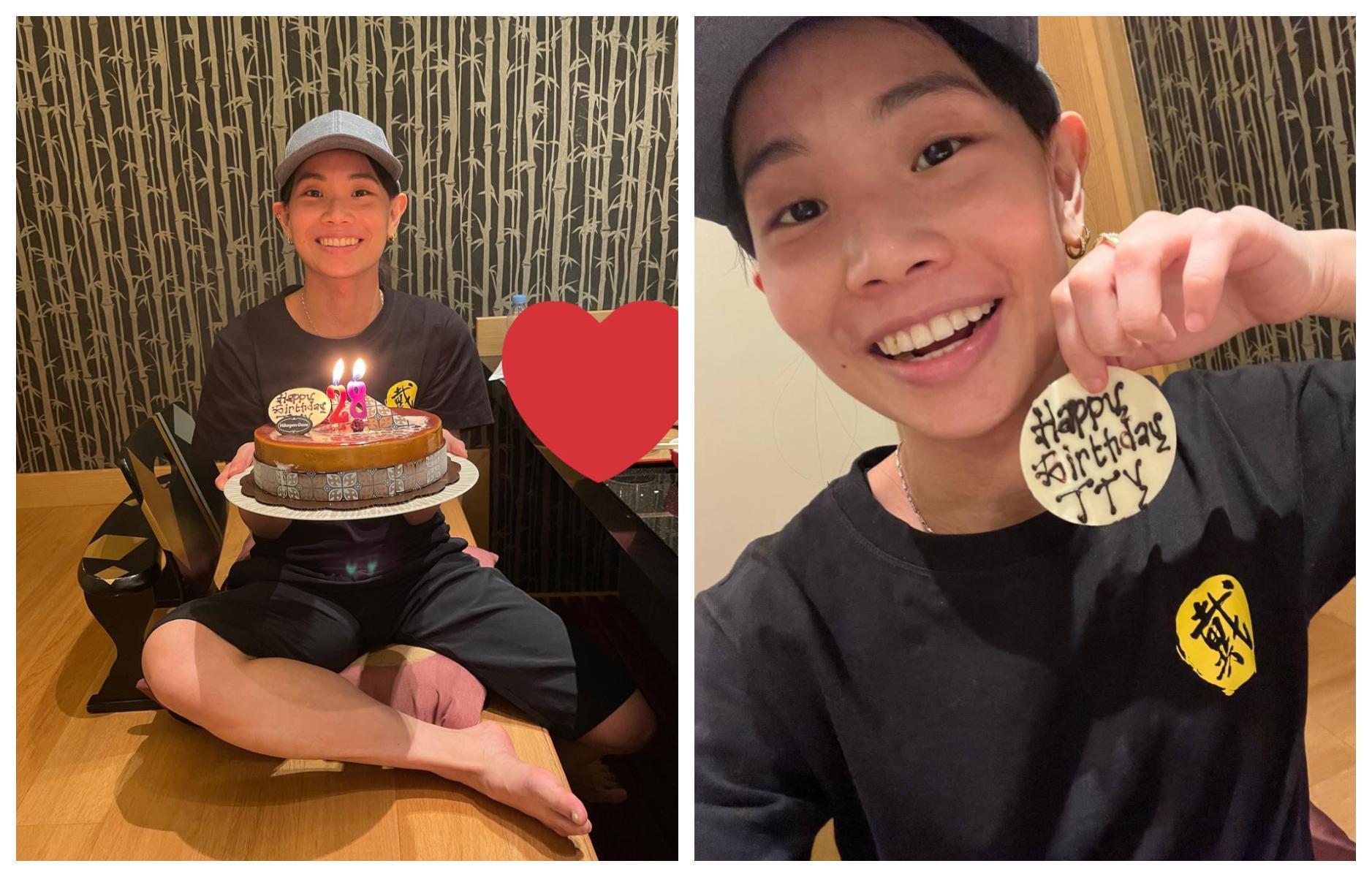 戴資穎慶祝28歲生日。(翻攝戴資穎IG)