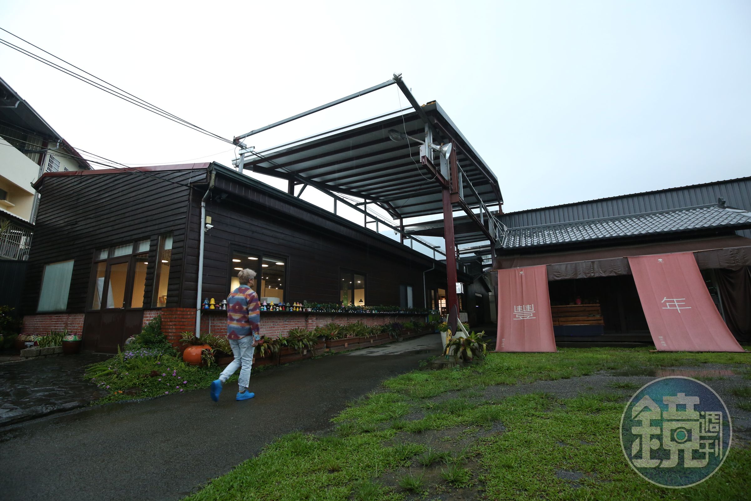 位於埔里山間的「豐年農場」外型相當日系可愛。