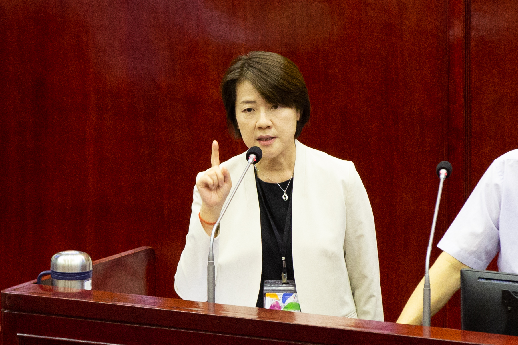 台北市副市長黃珊珊被指親民進黨,今出席活動時回應相關問題。(本刊資料照)