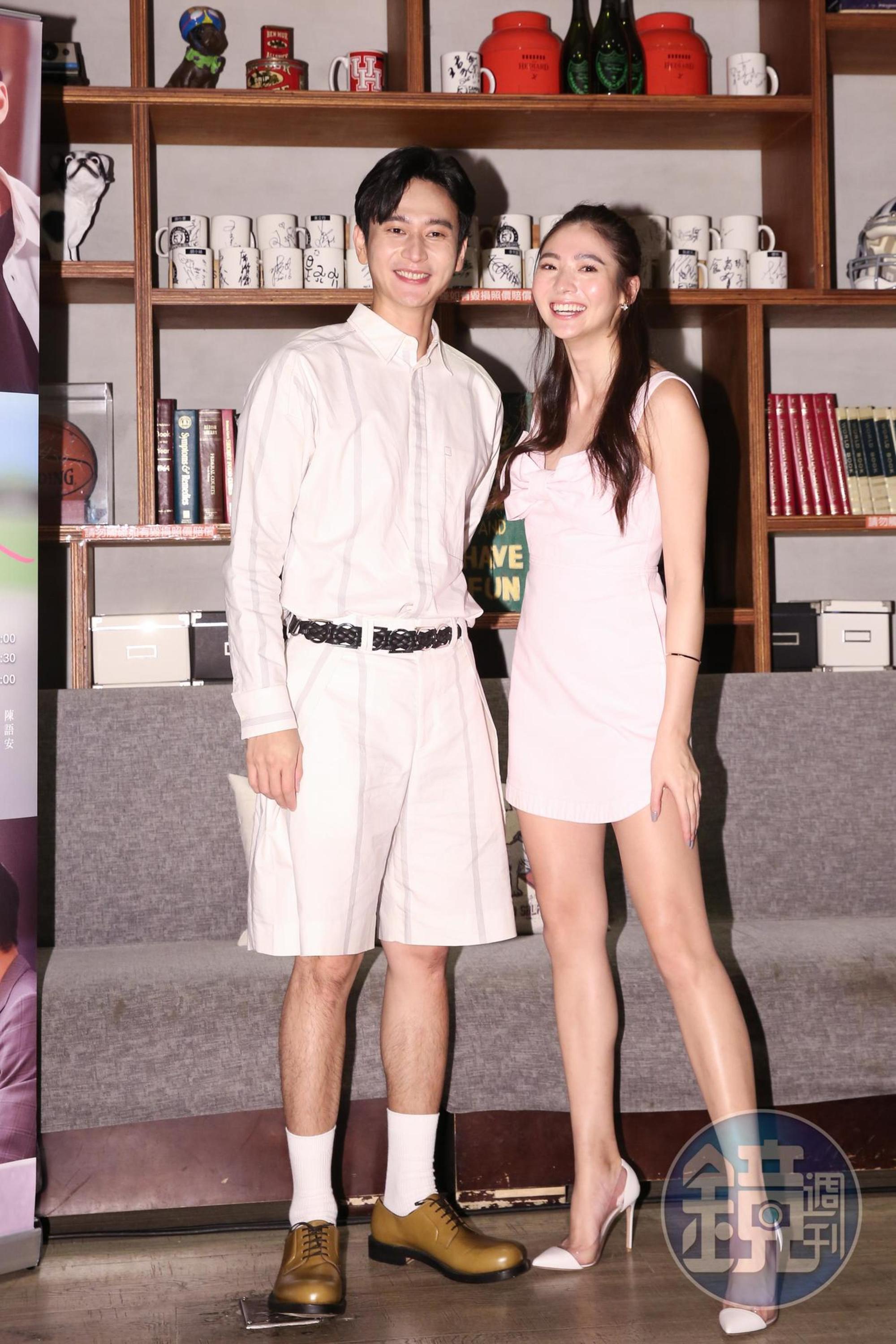 劉冠廷和謝沛恩在戲裡演一對怨偶。