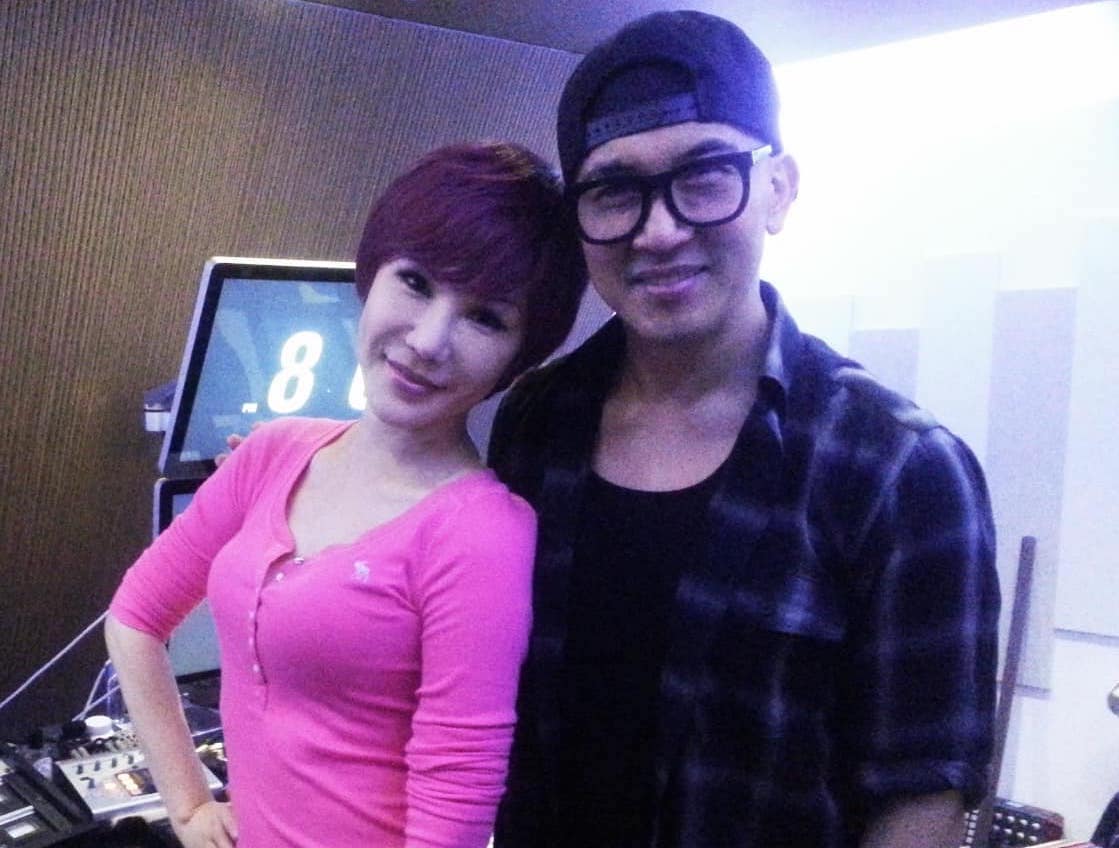 利菁貼出5年前與具俊曄的合照。（翻攝利菁臉書）