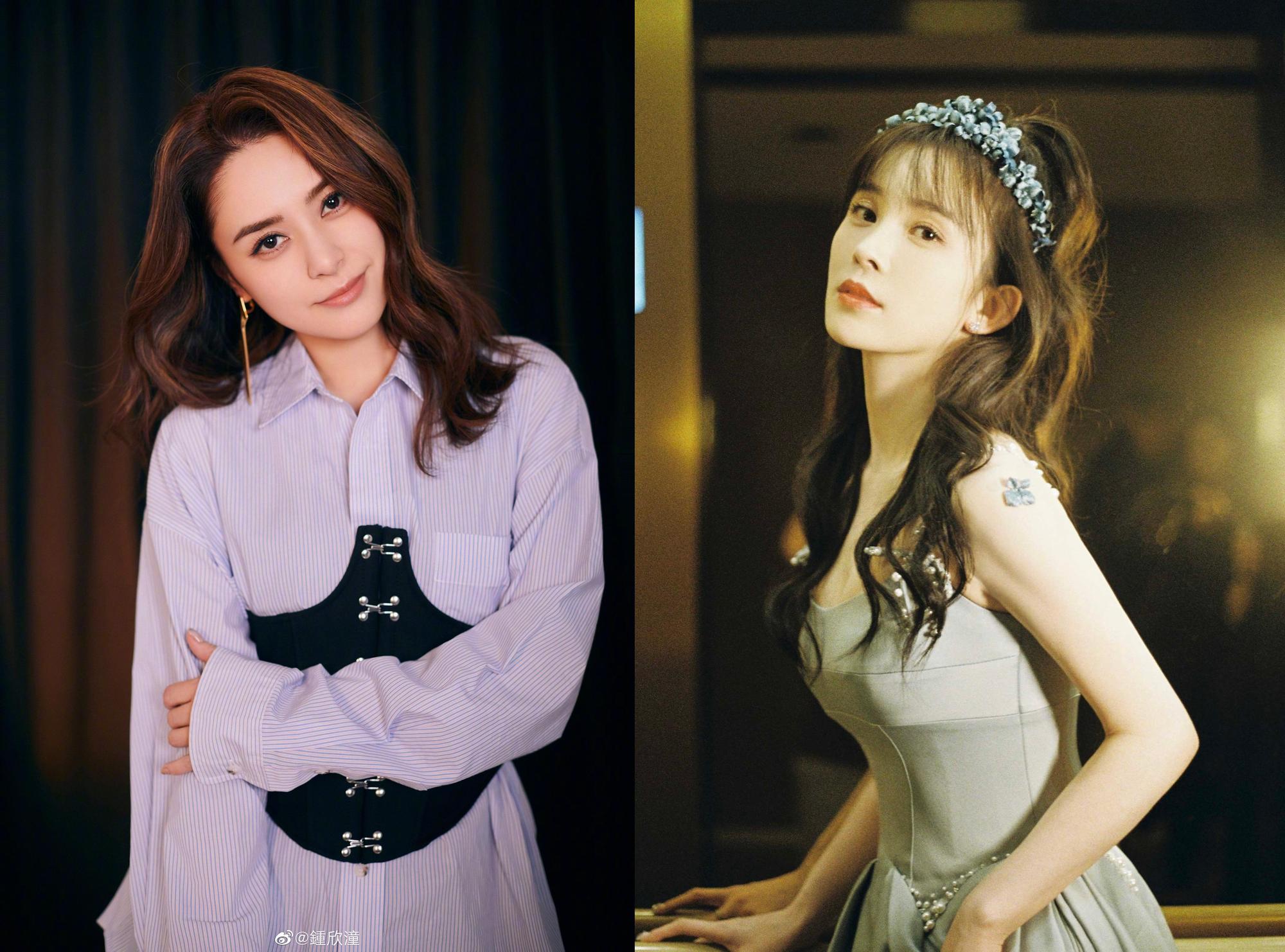 大陸女星趙櫻子在《浪姐3》頻頻搞事,還逼阿嬌向她道歉,以「黑紅」手段知名度大開,多次登上熱搜。(趙櫻子鍾欣潼微博)