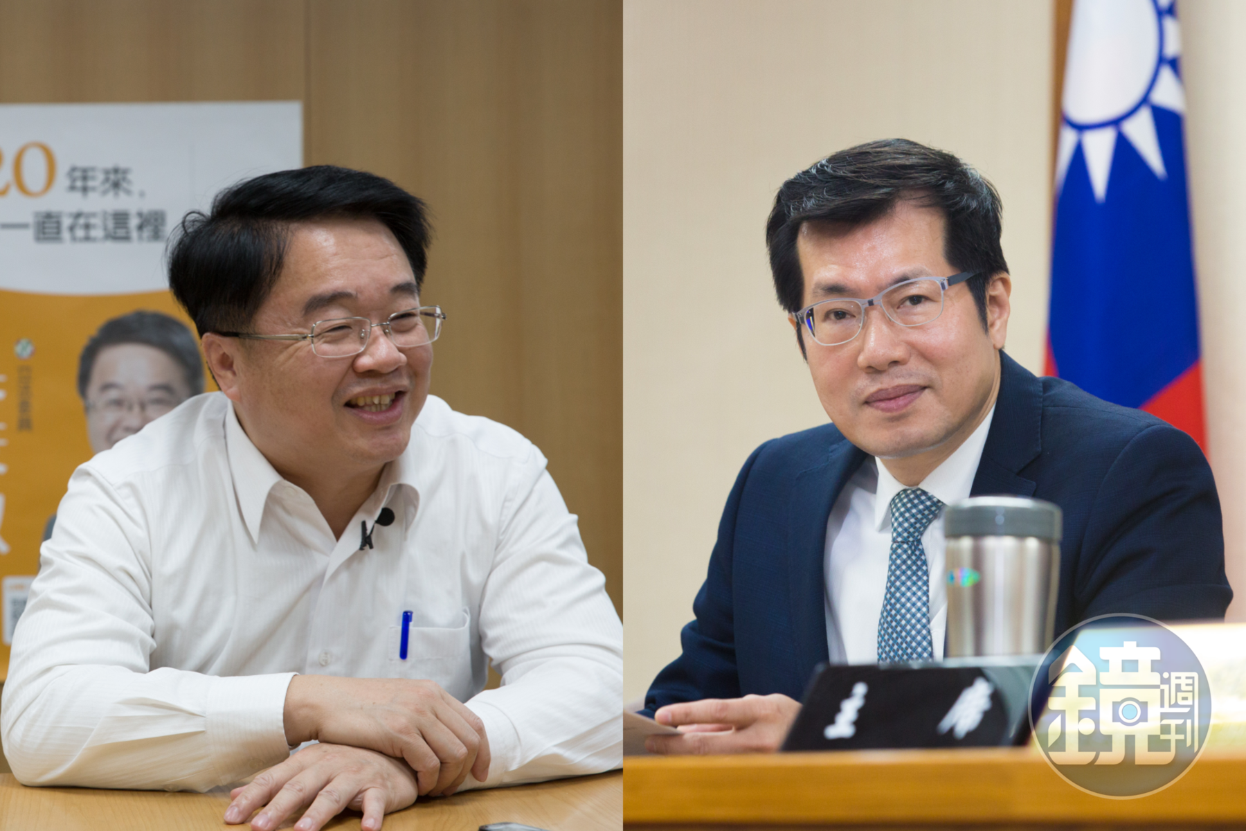 資深立委吳秉叡(左)及羅致政(右),都被蘇貞昌點名可以參選新北市長。(本刊資料照)