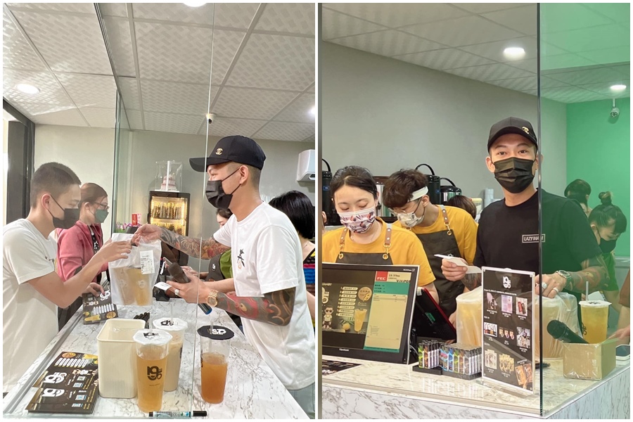 鳳梨吳泓逸手搖飲店短短不到半年時間,陸續在台中、台南開設分店。(翻攝自吳泓逸臉書)