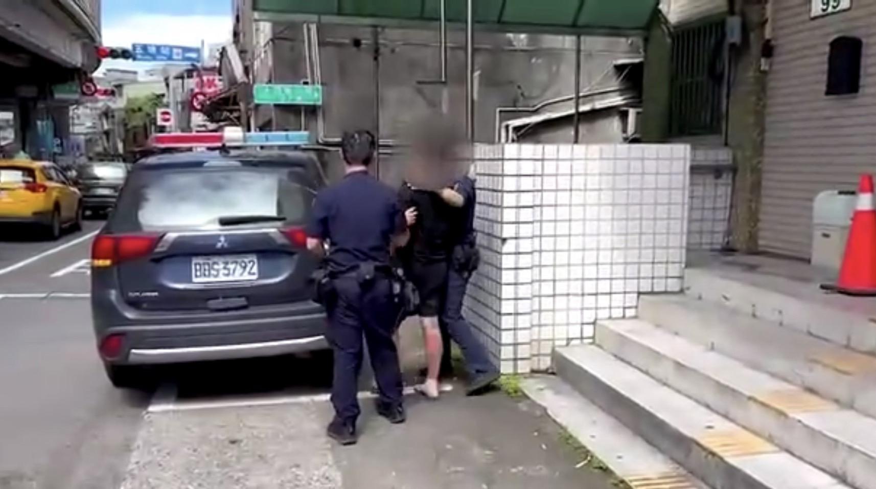  馬姓嫌犯因酒駕遭公共危險罪嫌送辦。（警方提供）