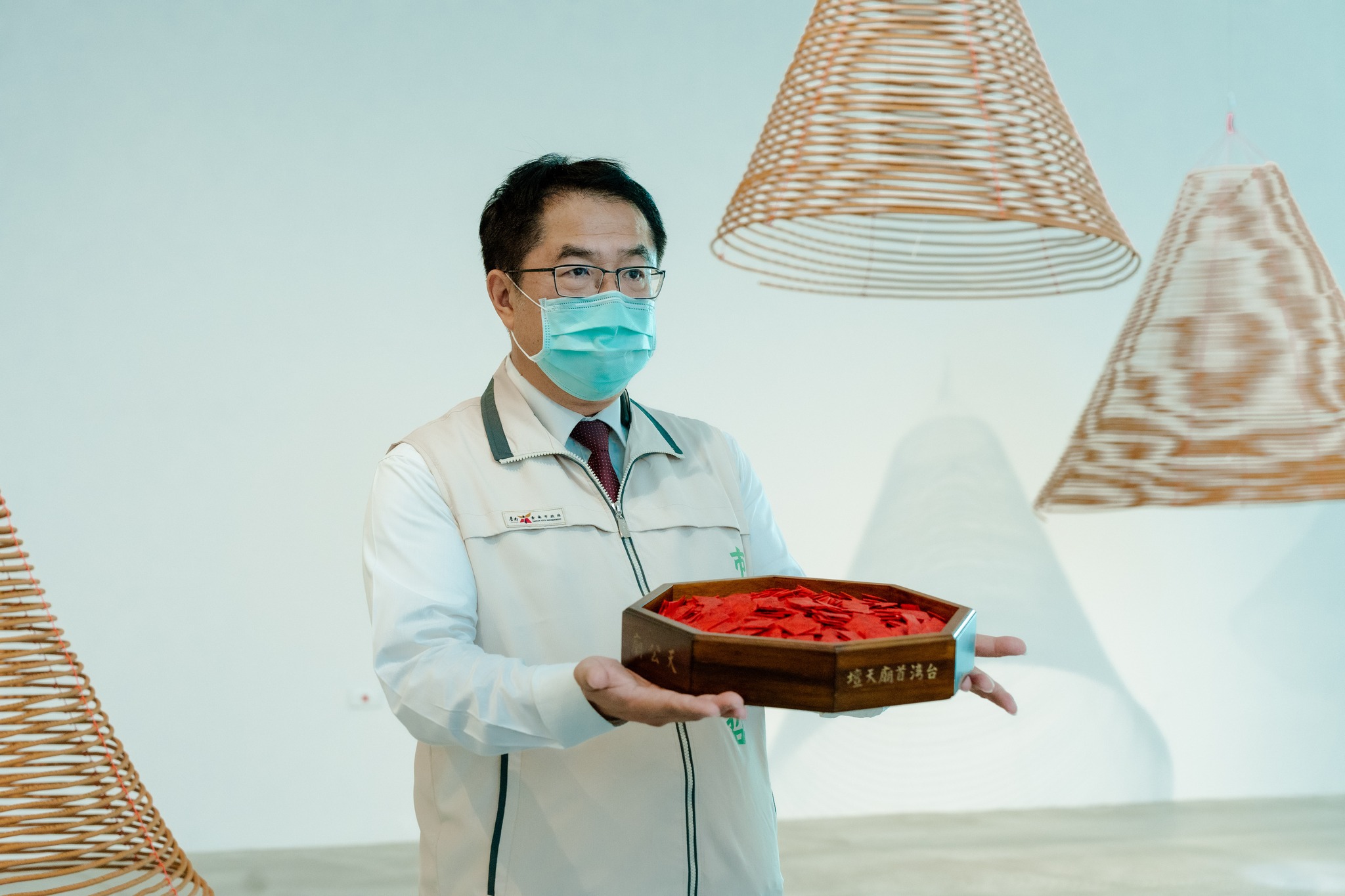 南美館貼心準備平安符,限量發放。(翻攝台南市立美術館粉專)