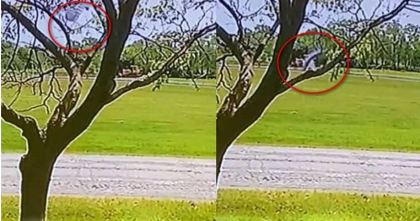 美國威斯康辛州日前發生一起跳傘活動意外，2名女子傷勢嚴重。（翻攝推特@JennaWellsNEWS）