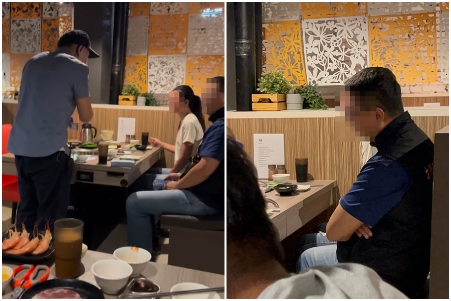 網友爆料，客人猛刁燒肉店員，更神出該客的真實身分，網友直呼「好大的官威」。（翻攝自爆料公社二社）