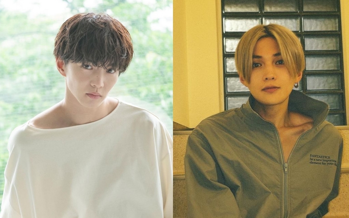 佐藤大樹（左）與八木勇征今接受台灣媒體視訊訪問。（翻攝佐藤大樹、八木勇征IG）