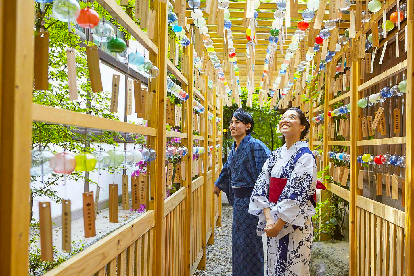 夏季穿上浴衣漫遊川越求姻緣。（株式会社ユメック・プランニング提供）