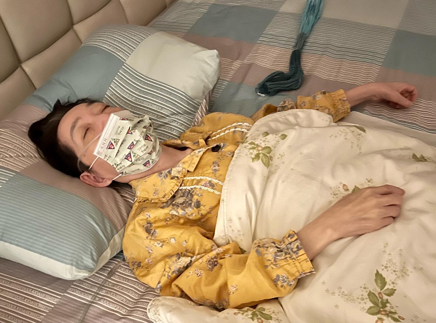 吳淑珍日前確診新冠肺炎住院。（翻攝陳水扁臉書）