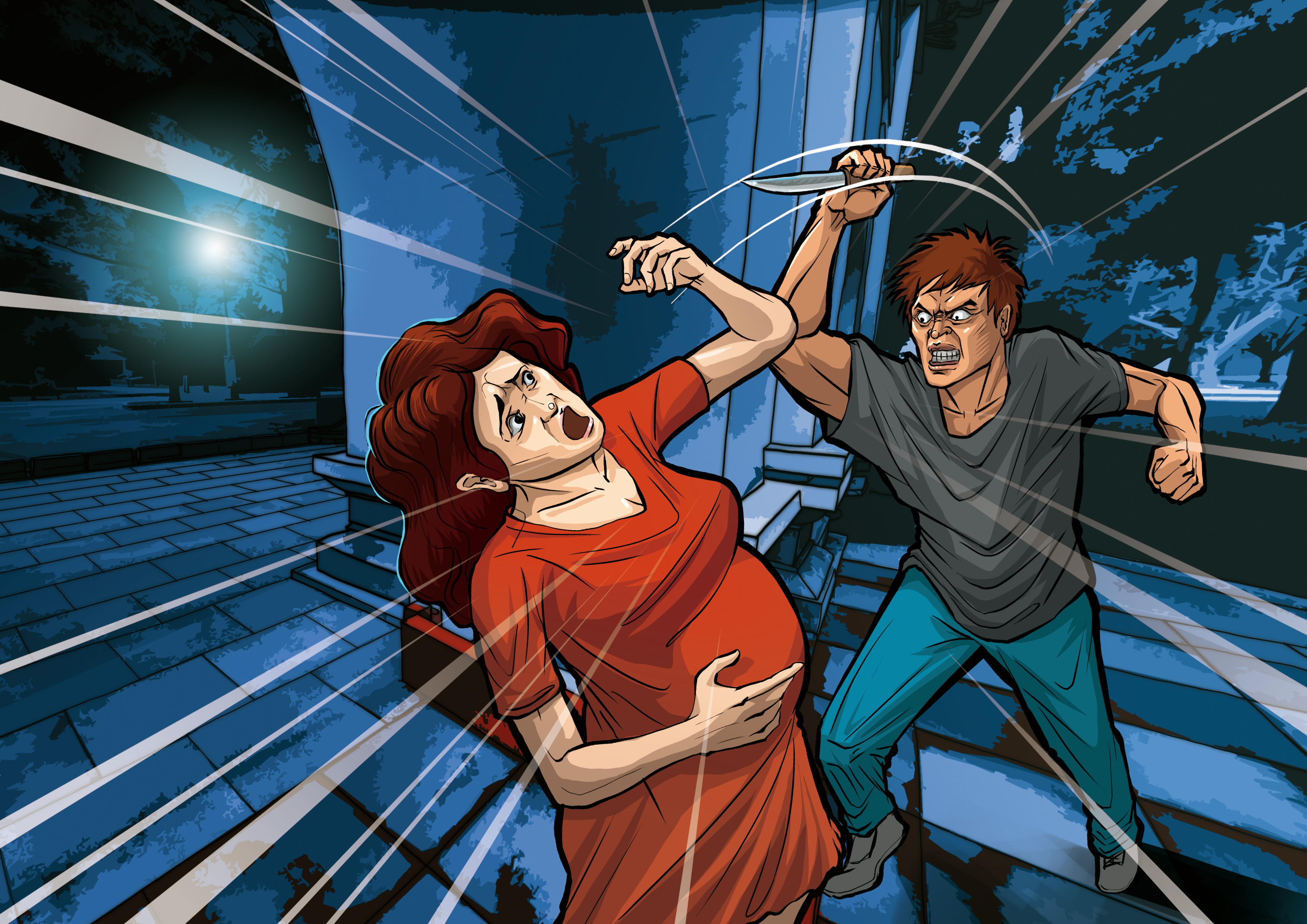 張志偉（右）不顧唐姓女老師（左）懷有身孕，殘忍在高雄左營孔廟內將她殺害。