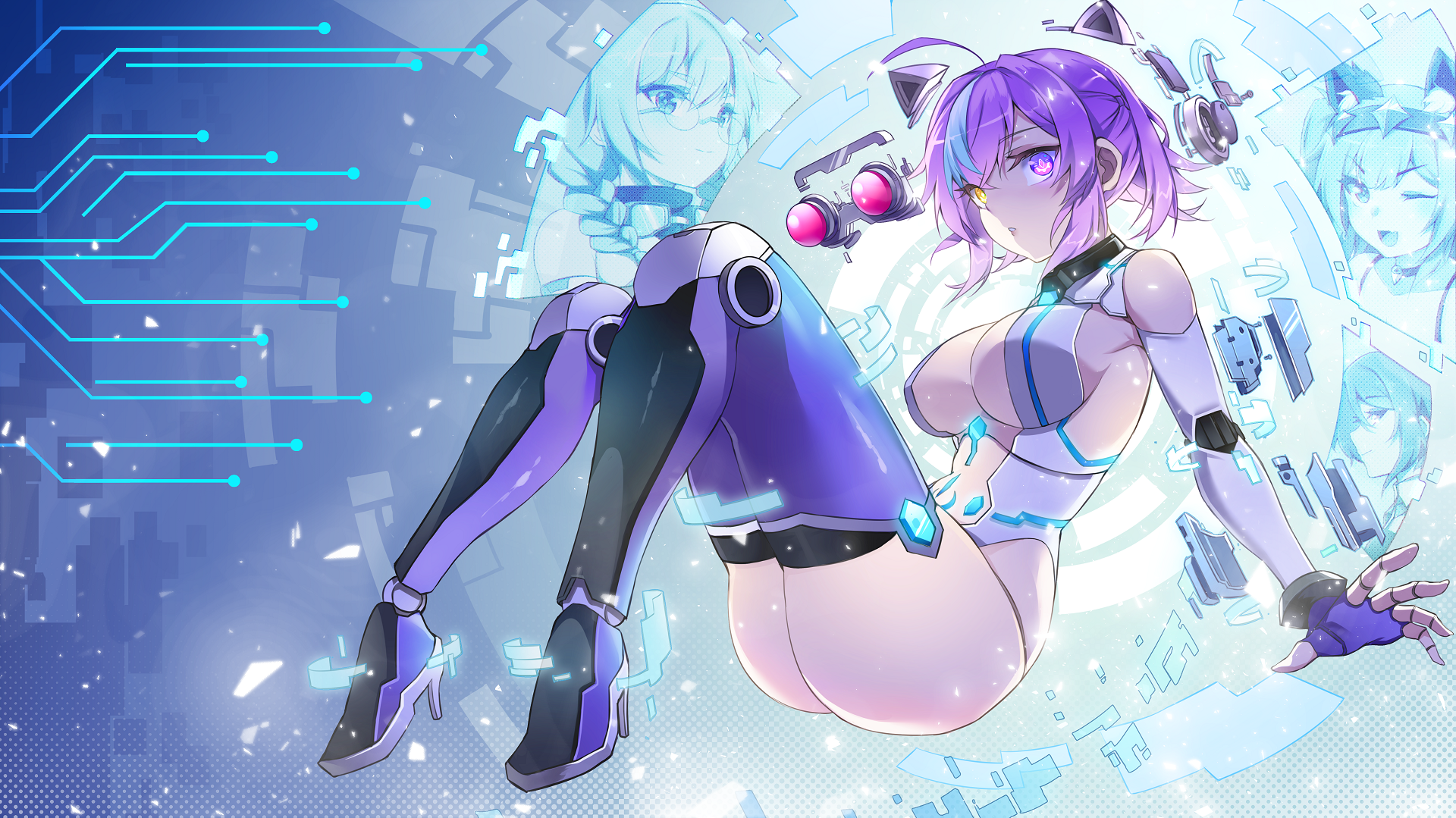 貝嵐絲遊戲2021年推出成人遊戲《A.I.愛諾–機娘育成方程式》，上線一個月全球賣出5萬套。（貝嵐絲遊戲提供）