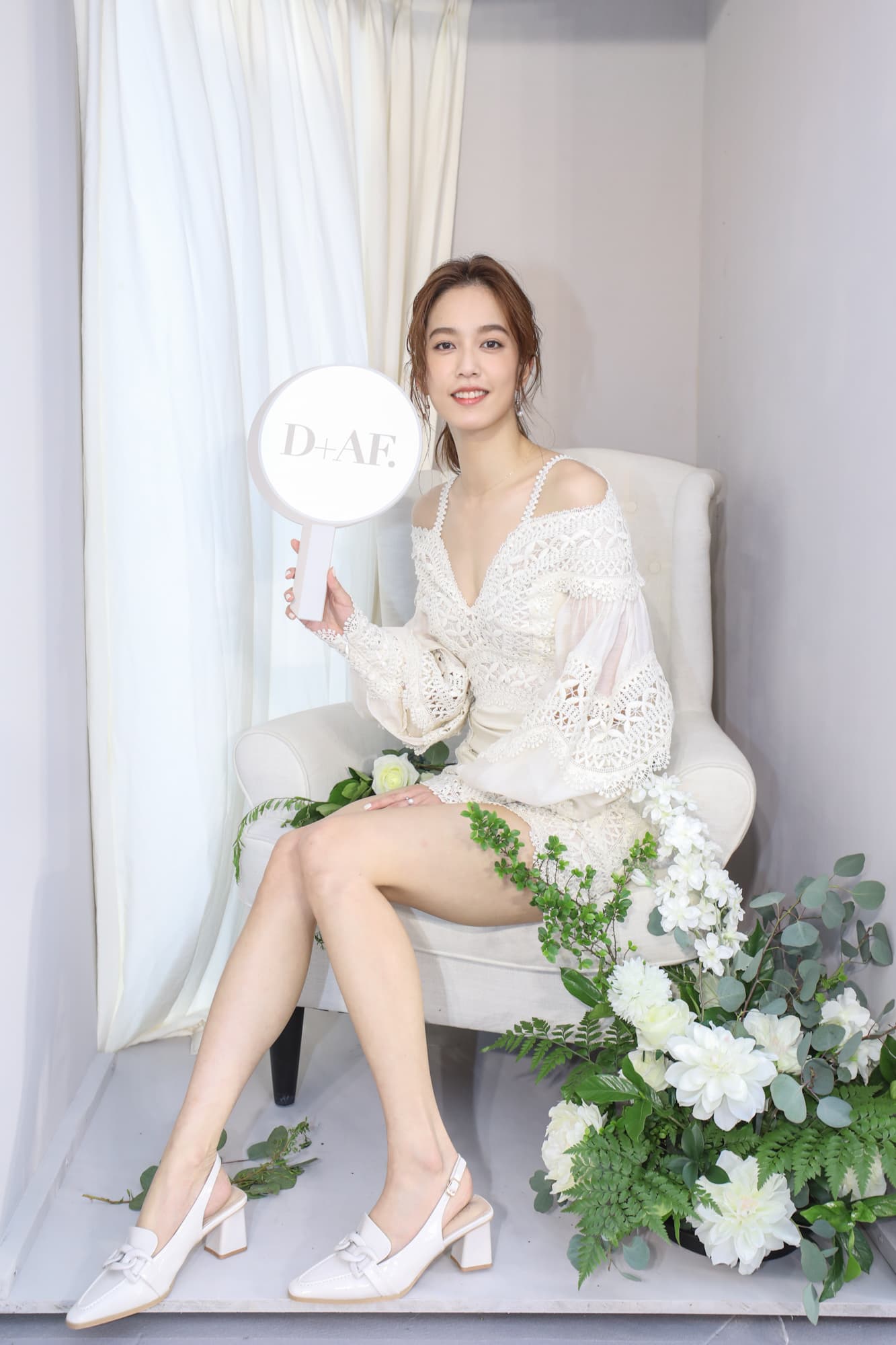 陳庭妮被追問婚事坦言因疫情沒有太多進度。(D+AF提供)