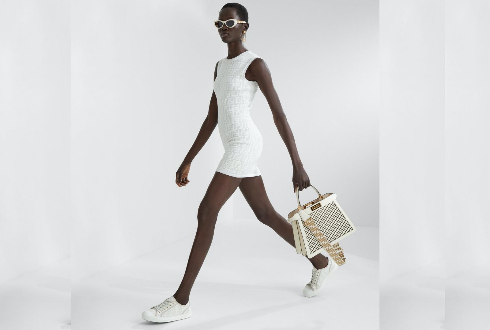 LONGCHAMP 2022春夏系列亮橘色太陽眼鏡。NT$7,800(FENDI提供)