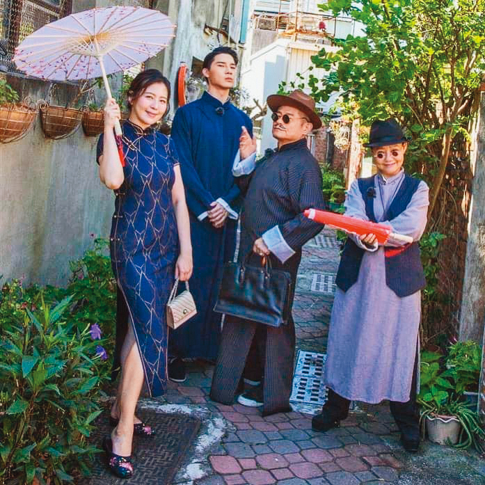 今年錄製的《花甲少年趣旅行》,也是少見劉品言(左一)參與的實境節目之一。(翻攝自劉品言臉書)