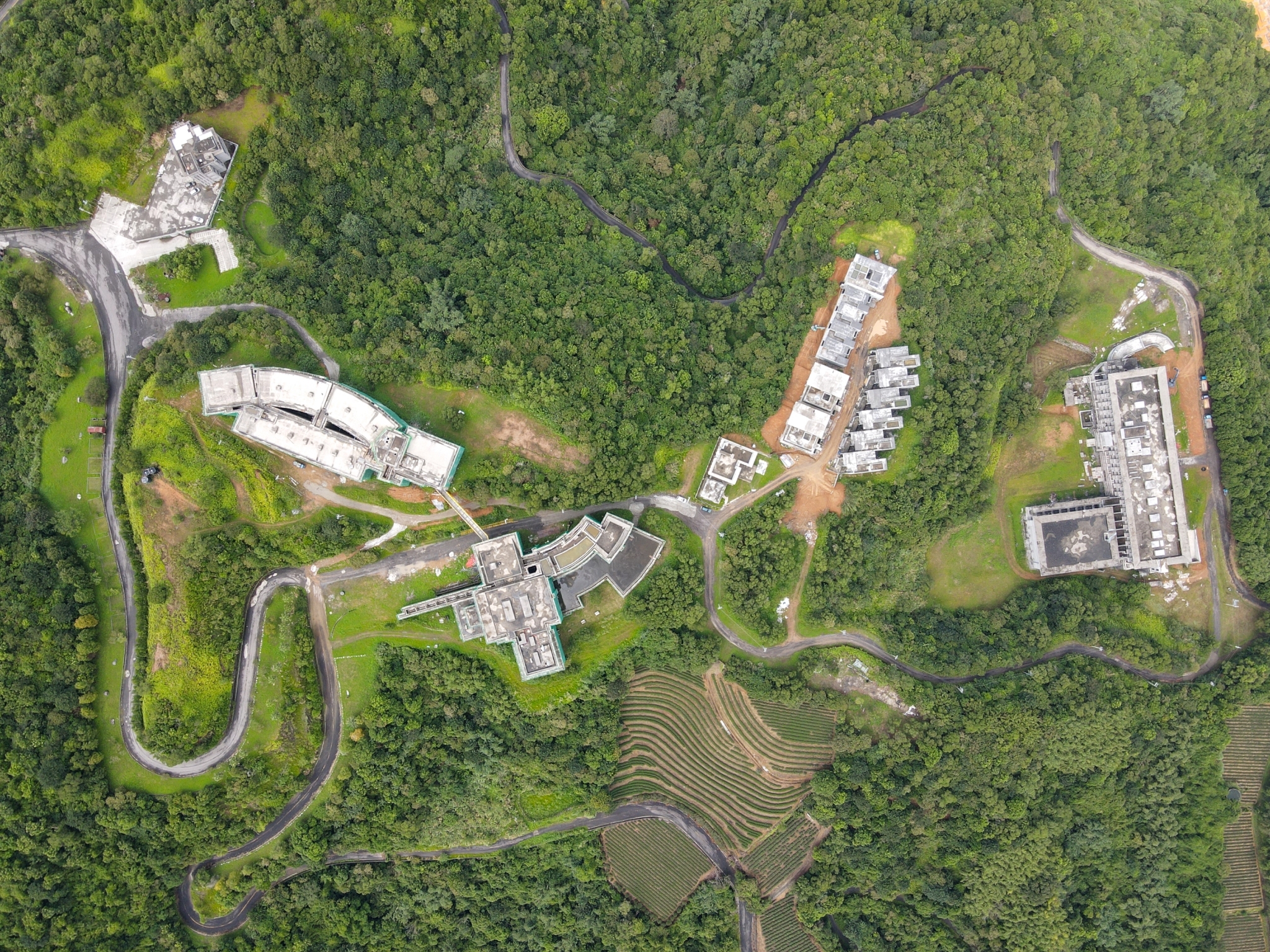 喜來登宜蘭度假酒店整體開發空拍照。（張世鈺提供）