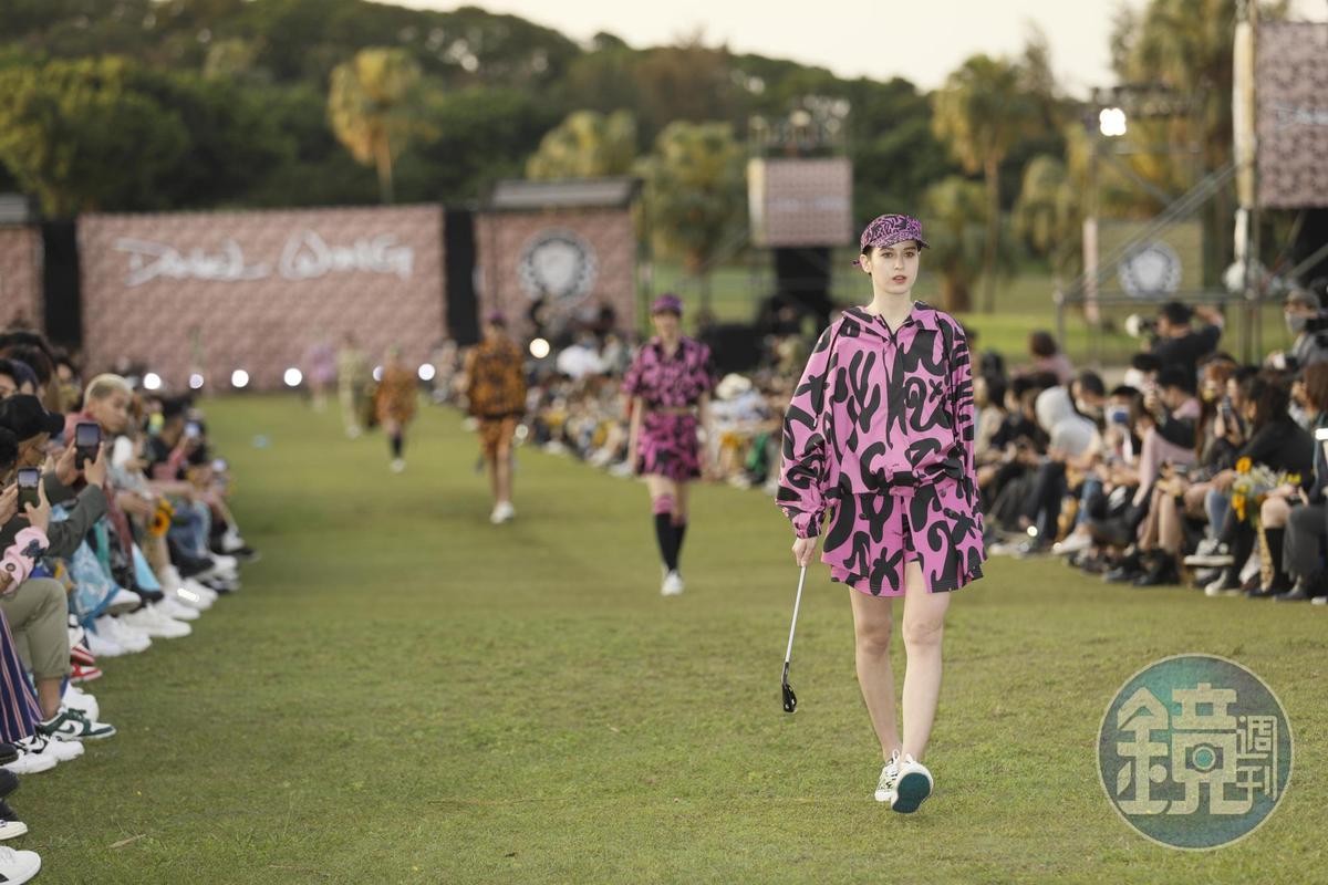 Daniel Wong將擅長的印花設計與狂野態度，帶進高爾夫服飾。