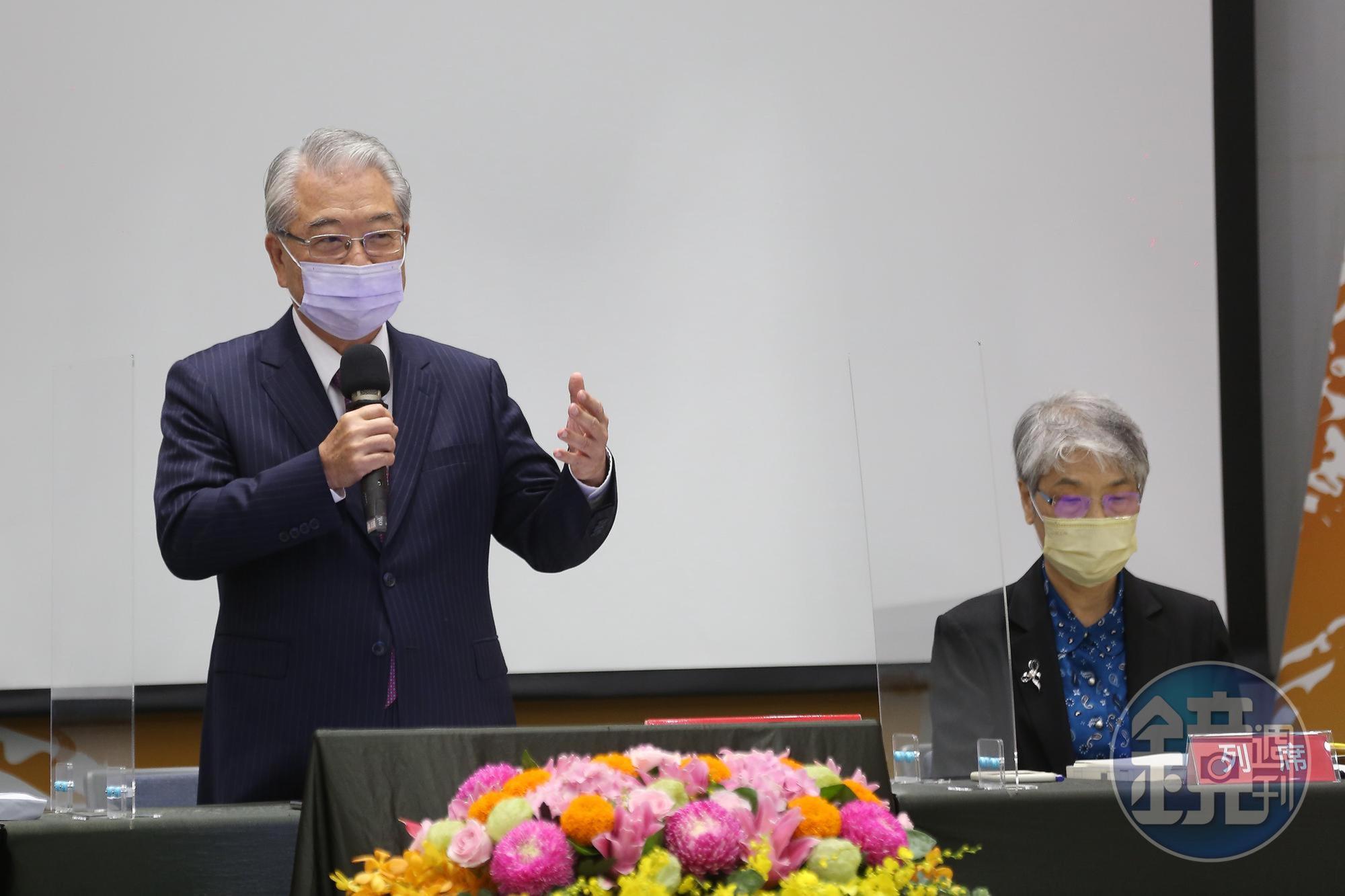 金寶走出經營權風波，許勝雄呼籲公司積極朝永續發展。