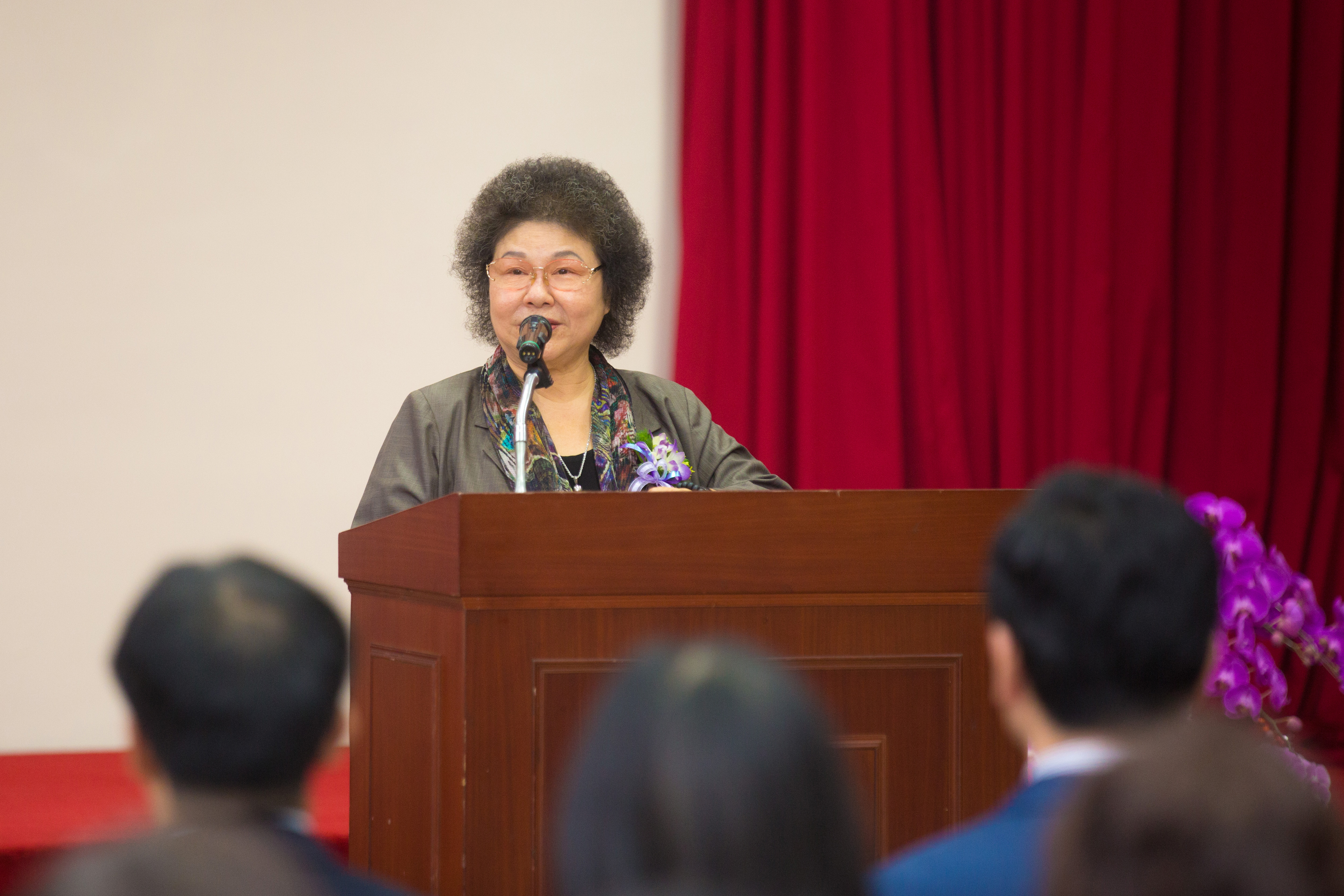 媒體報導指陳菊（圖）帶著台北市警局長楊源明見蔡英文，張惇涵表示蔡總統沒有接見過任何人。（本刊資料照）