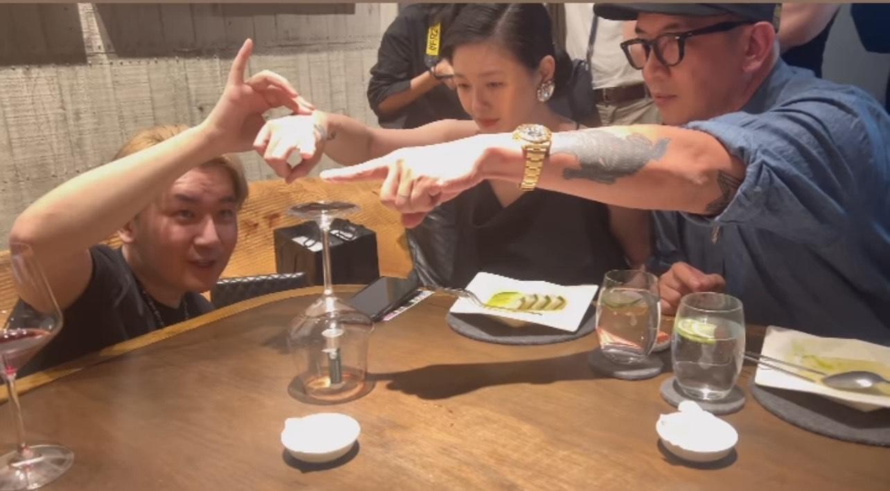 周杰倫在IG動態分享與大S和具俊曄的聚會。(翻攝自周杰倫IG)