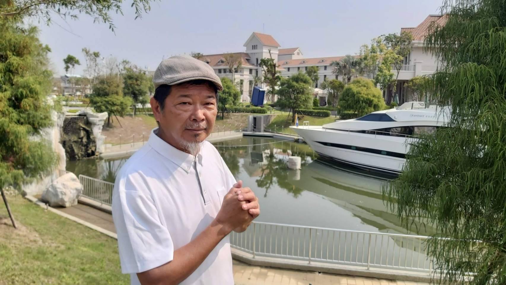 民俗專家廖大乙認為台積電挖掘動作已破壞風水。（廖大乙提供）