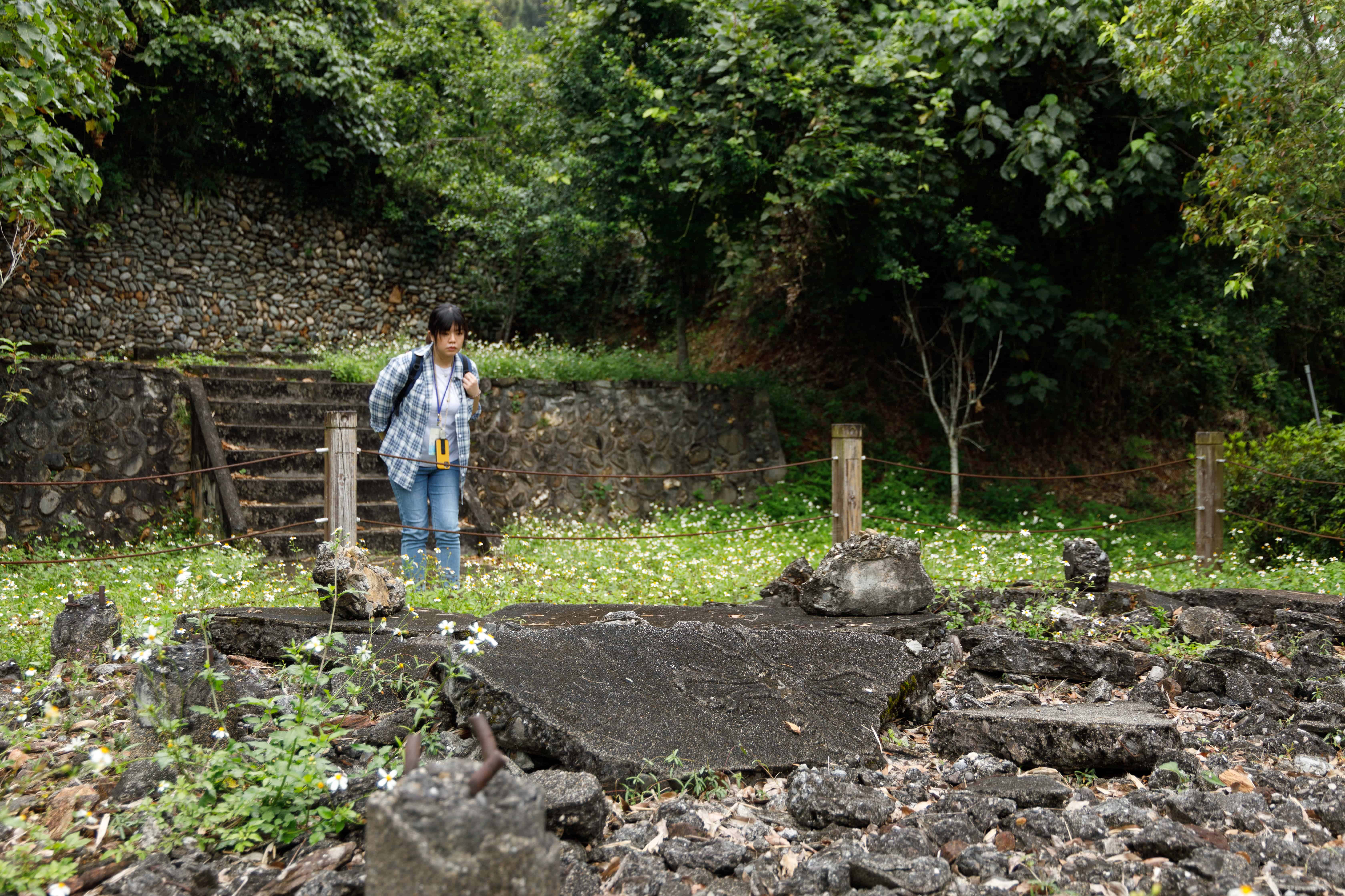玉里神社建於1928年,二戰後,主要建築遭拆除,只剩遺蹟供人想像。